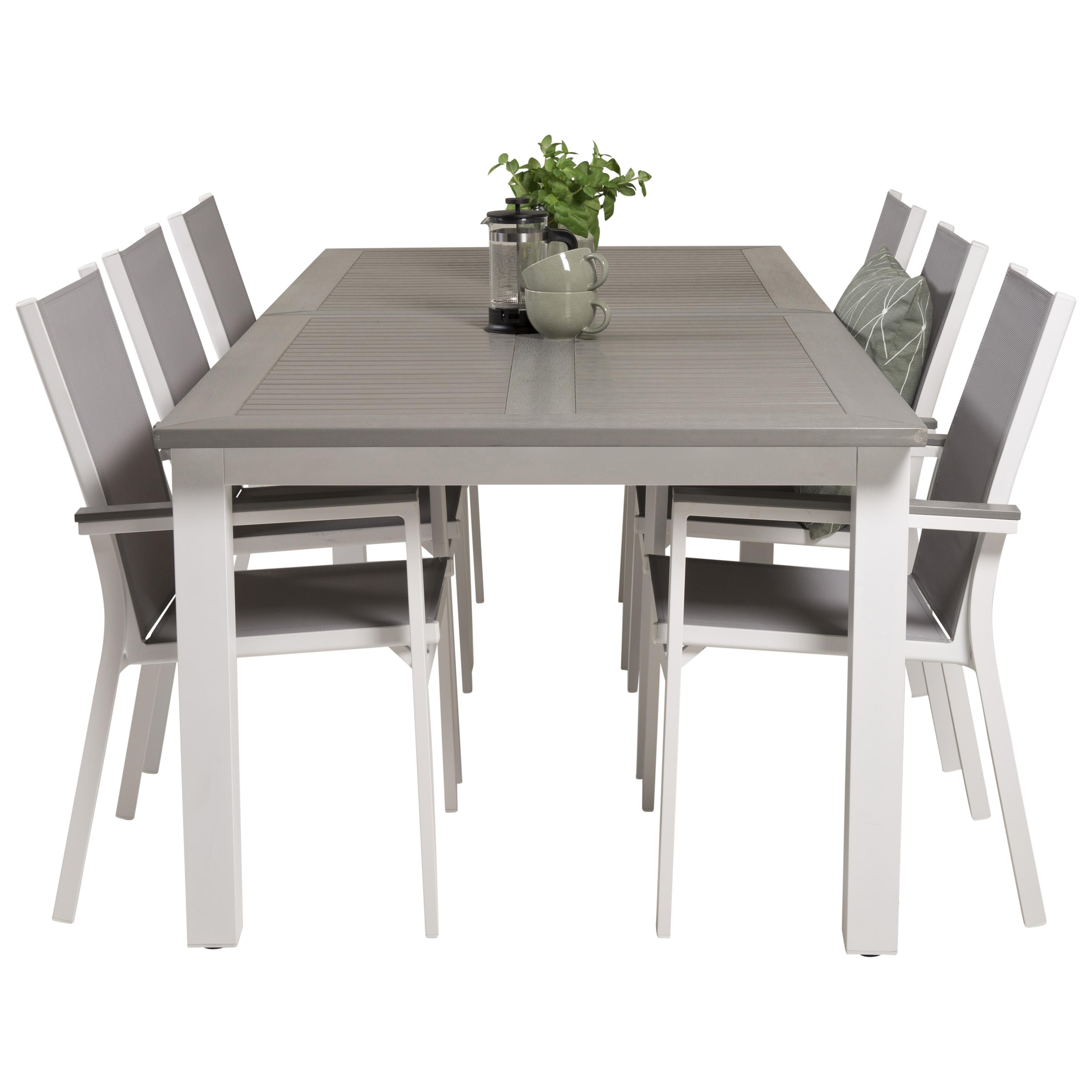 Matgrupp Venture Home Aleyna 224/324 med 6 Pincy Stolar