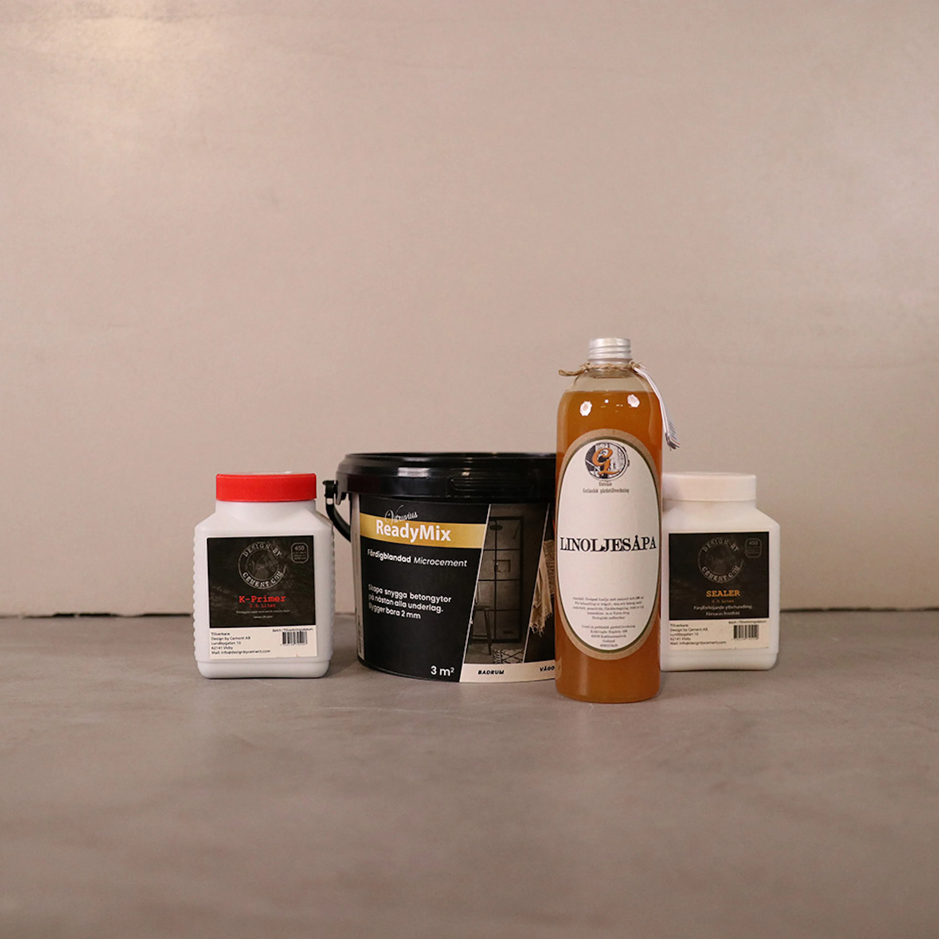 Microcement Design By Cement Färdigblandad Golv