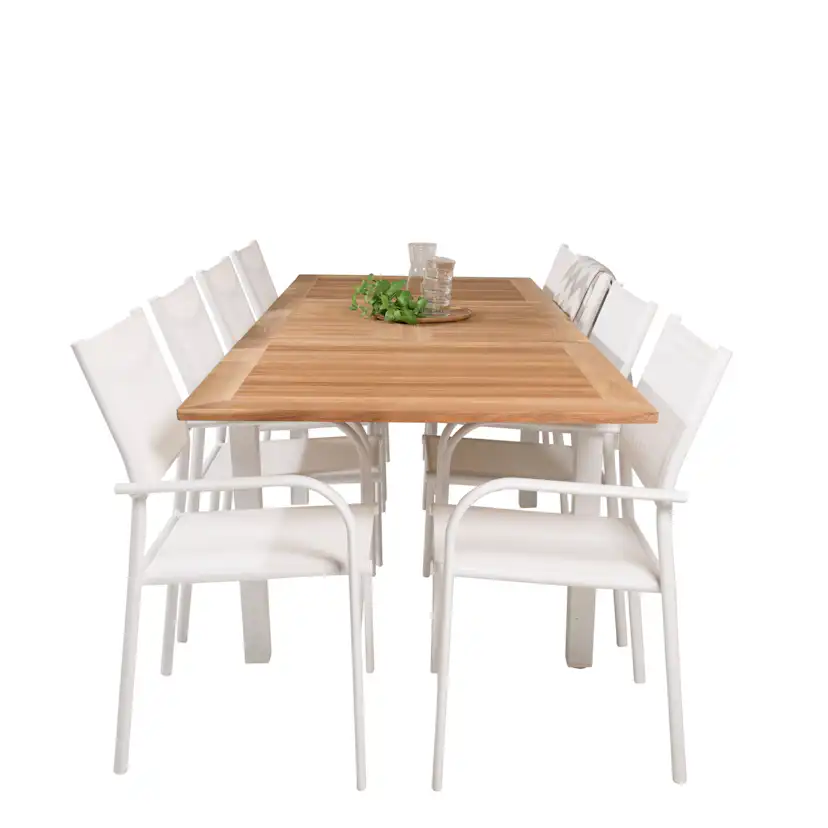 Matgrupp Venture Home Perla 160/240 med 8 Siri Matstolar