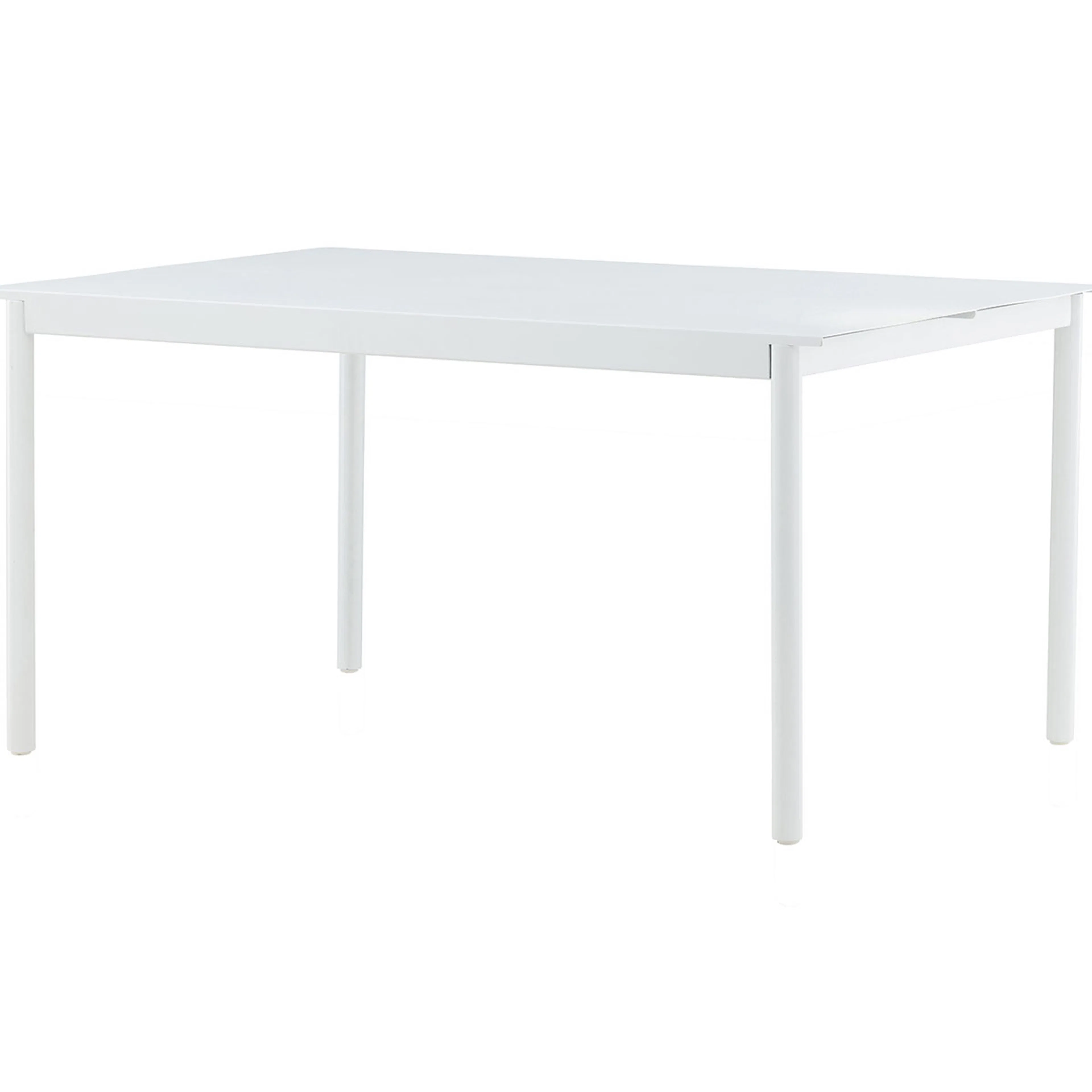 Modena Dining Table, White, Aluminium Vit