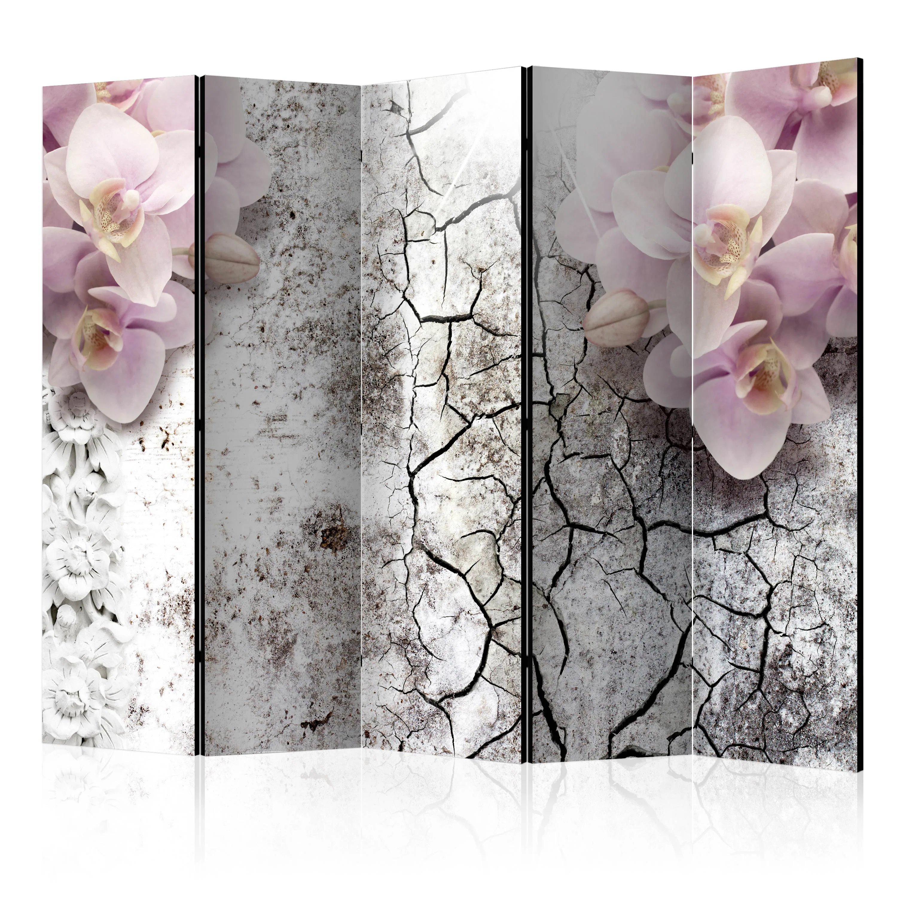 Rumsavdelare Arkiio Bright Red Orchids II 225x172 cm
