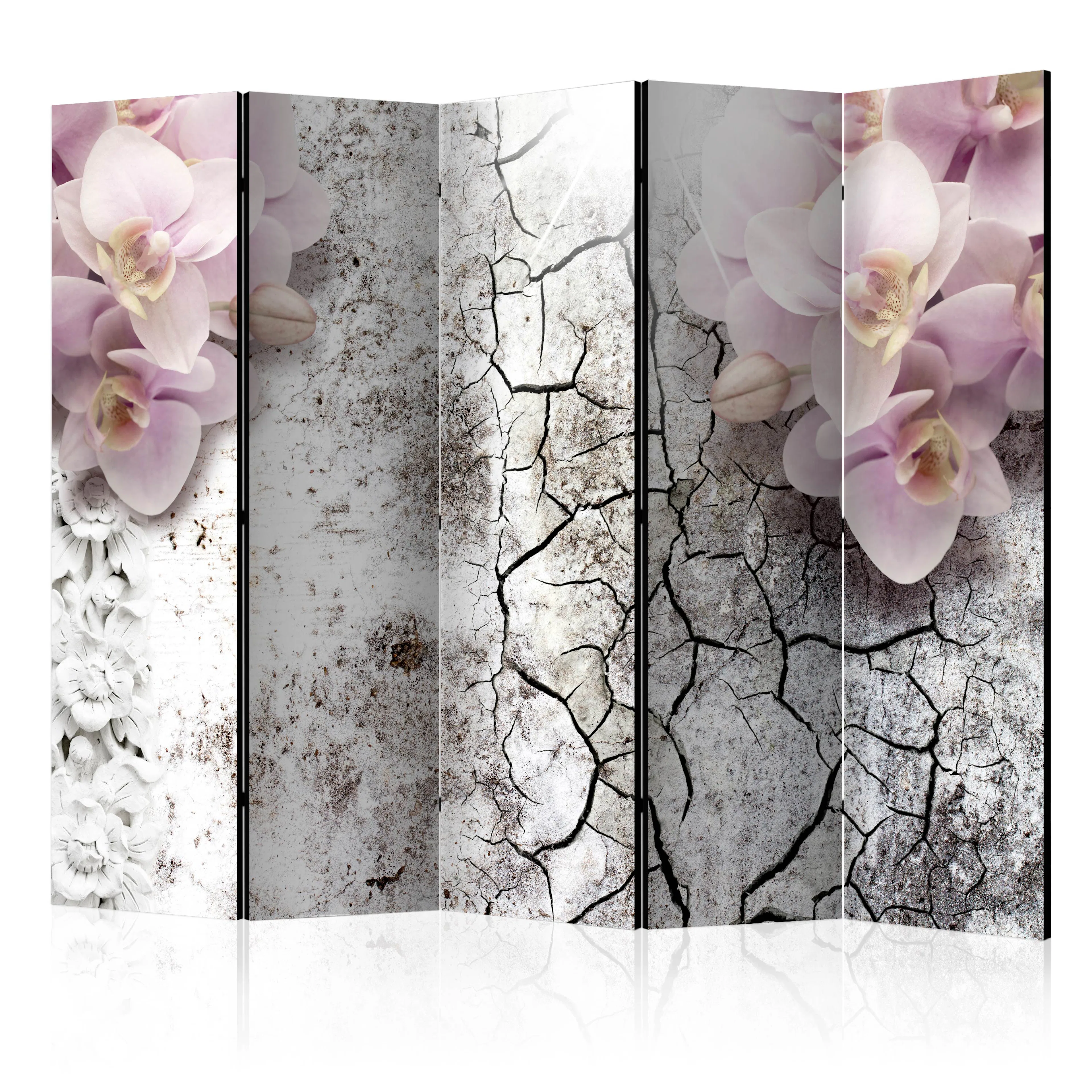 Rumsavdelare Arkiio Bright Red Orchids II 225x172 cm