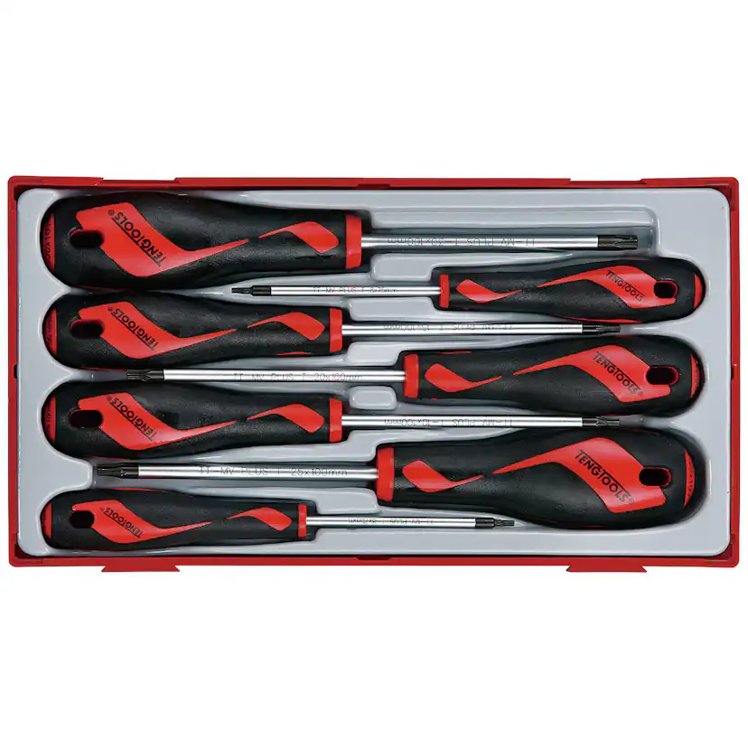 Skruvmejselsats 7 delar TX Teng Tools TT917TXN
