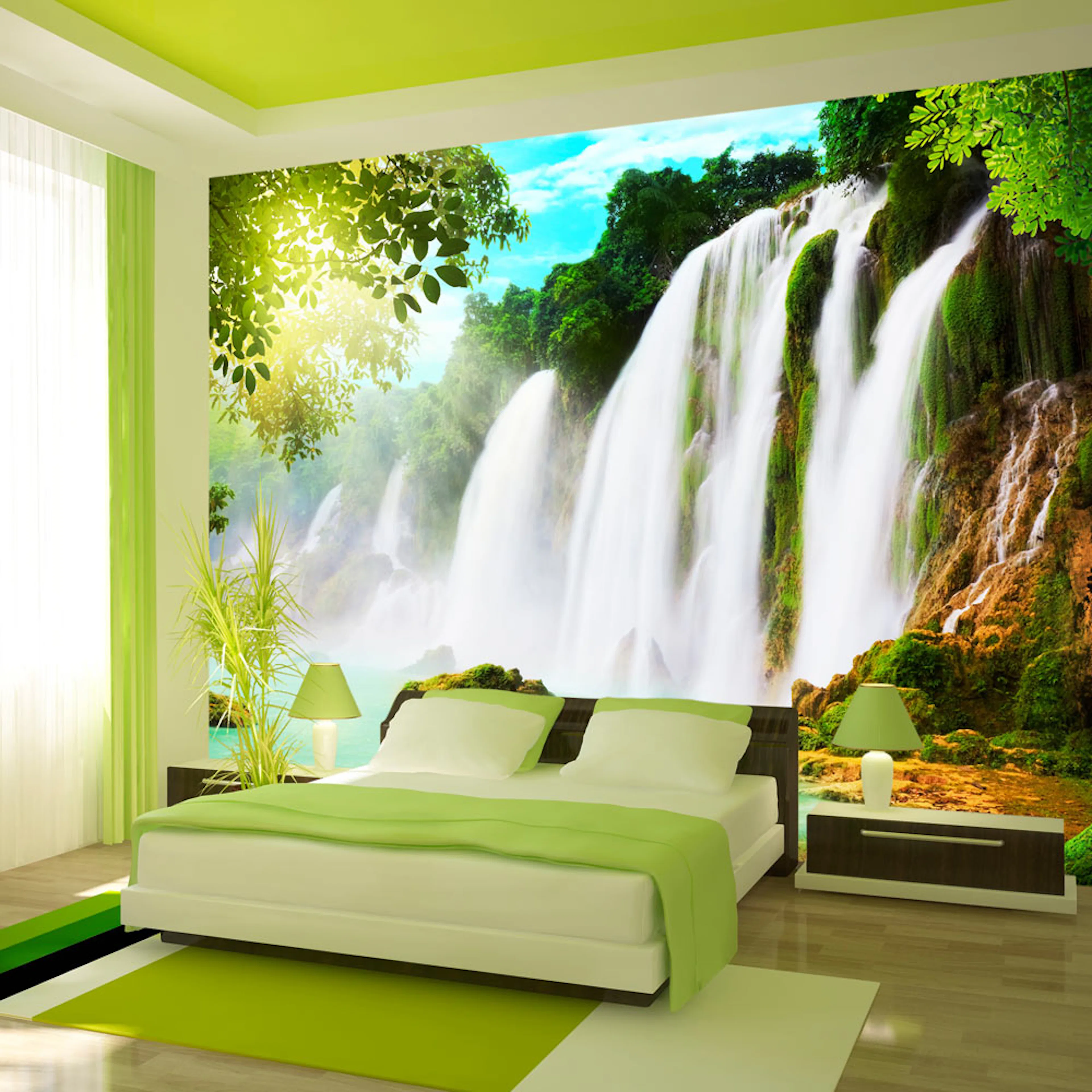 Fototapet Arkiio The Beauty Of Nature: Waterfall