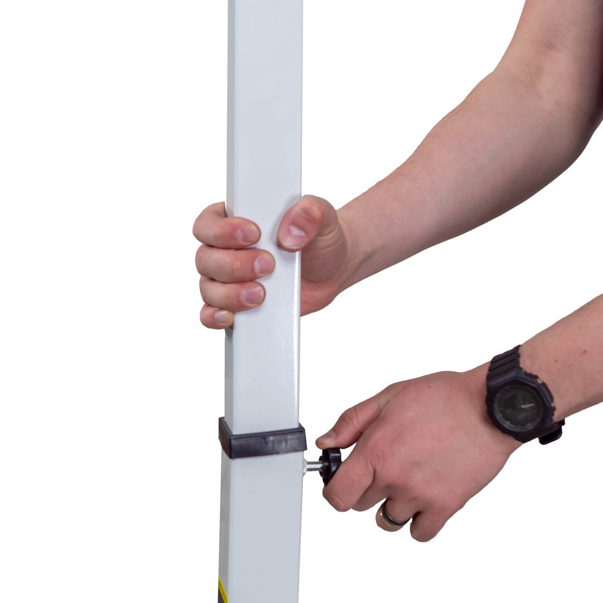 Basketställning ProSport Ungdom Justerbar Basketkorg med Hjul 2,1-2,6m