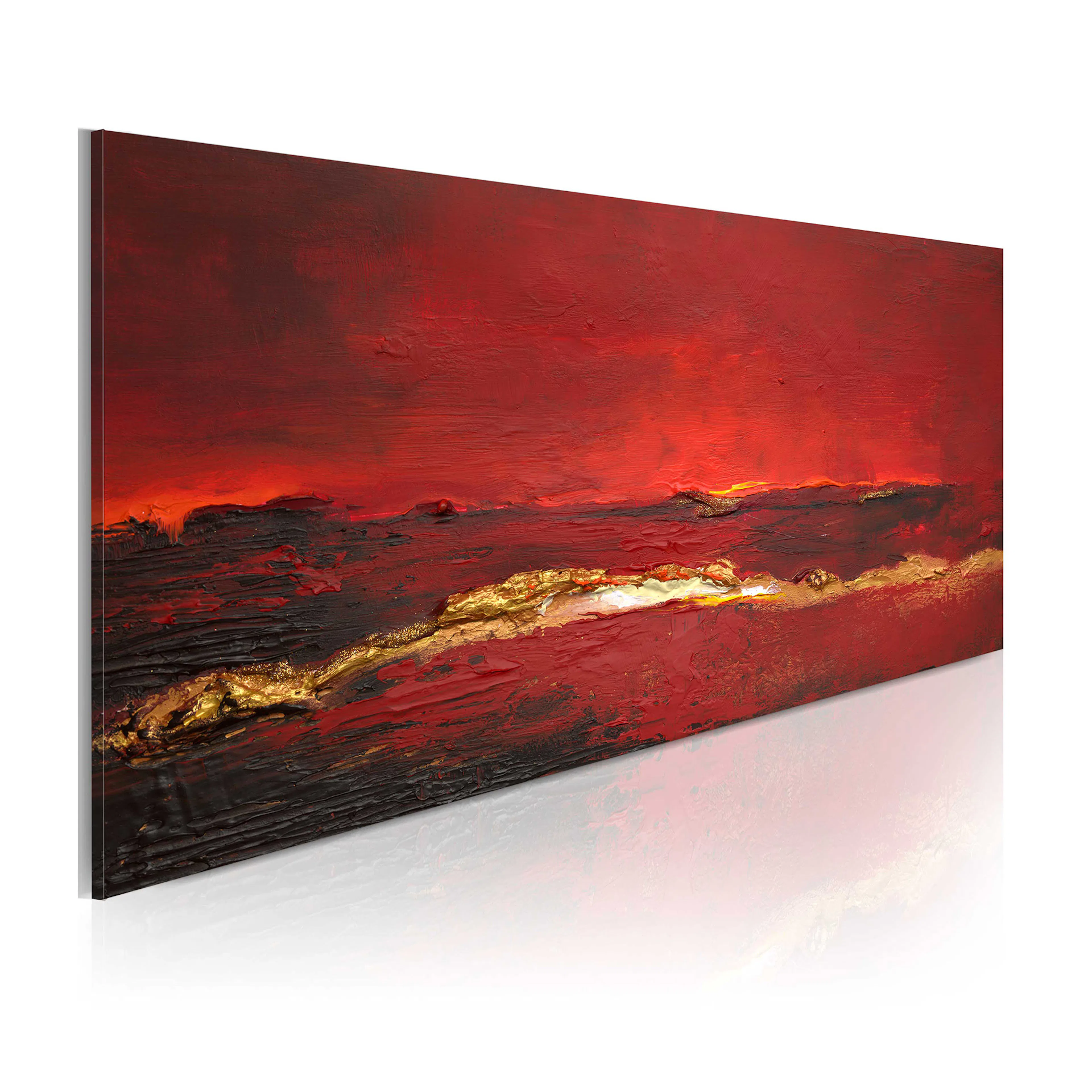 Handmålad Tavla Arkiio  Rodnad Av Havet 100x40