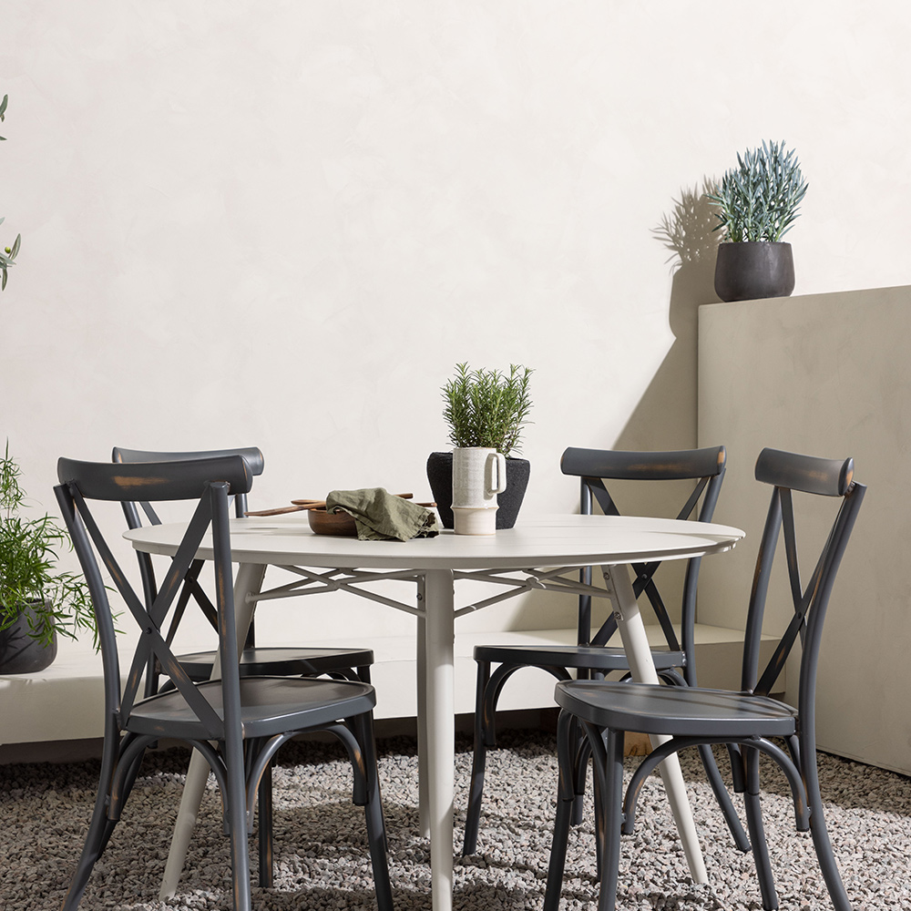 Matgrupp Venture Home Lina Bord med 4 Tablas Stolar
