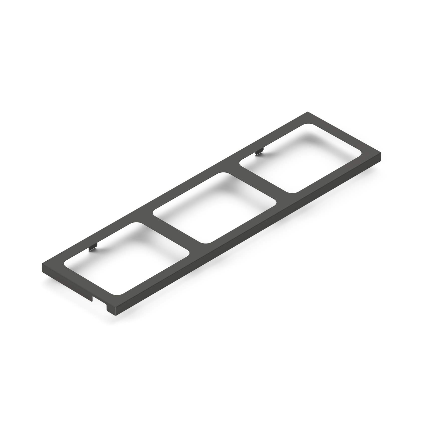 KÄLLSORTERING TOLEDO TOPPRAM 80X35 MÖRKGRÅ Mått: 80x35 mm