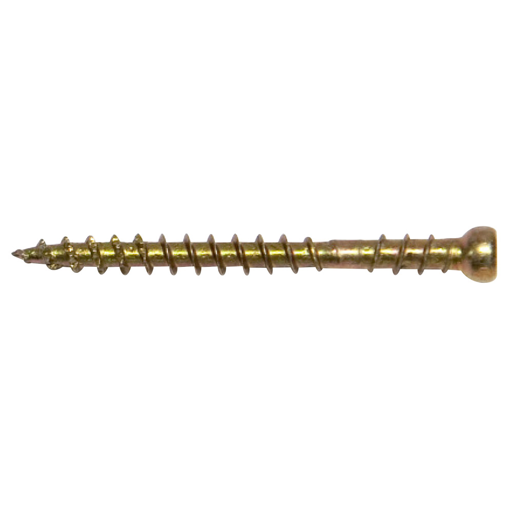 Golv-/Sockelskruv Gunnebo Fastening 4,2 mm Gulförzinkad Tx15