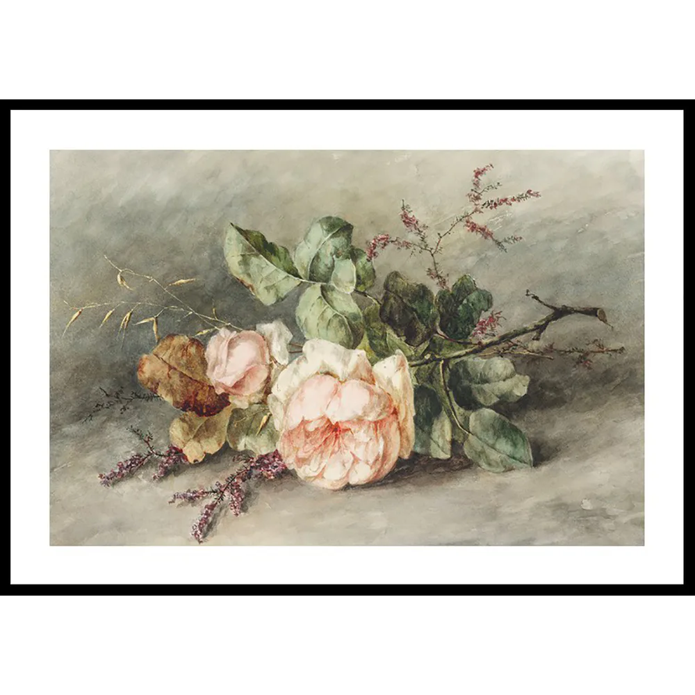 Poster Gallerix Rozen By Margaretha Roosenboom