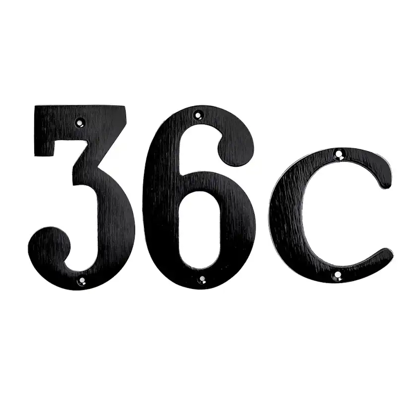 Husnummer Habo 570 Brunoxid