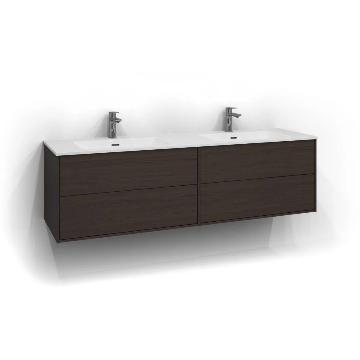 Epos Underdel Plan 160x45 Brun ask 2+2L Push Brun Ask, Plan, 2 + 2 lådor, Push open