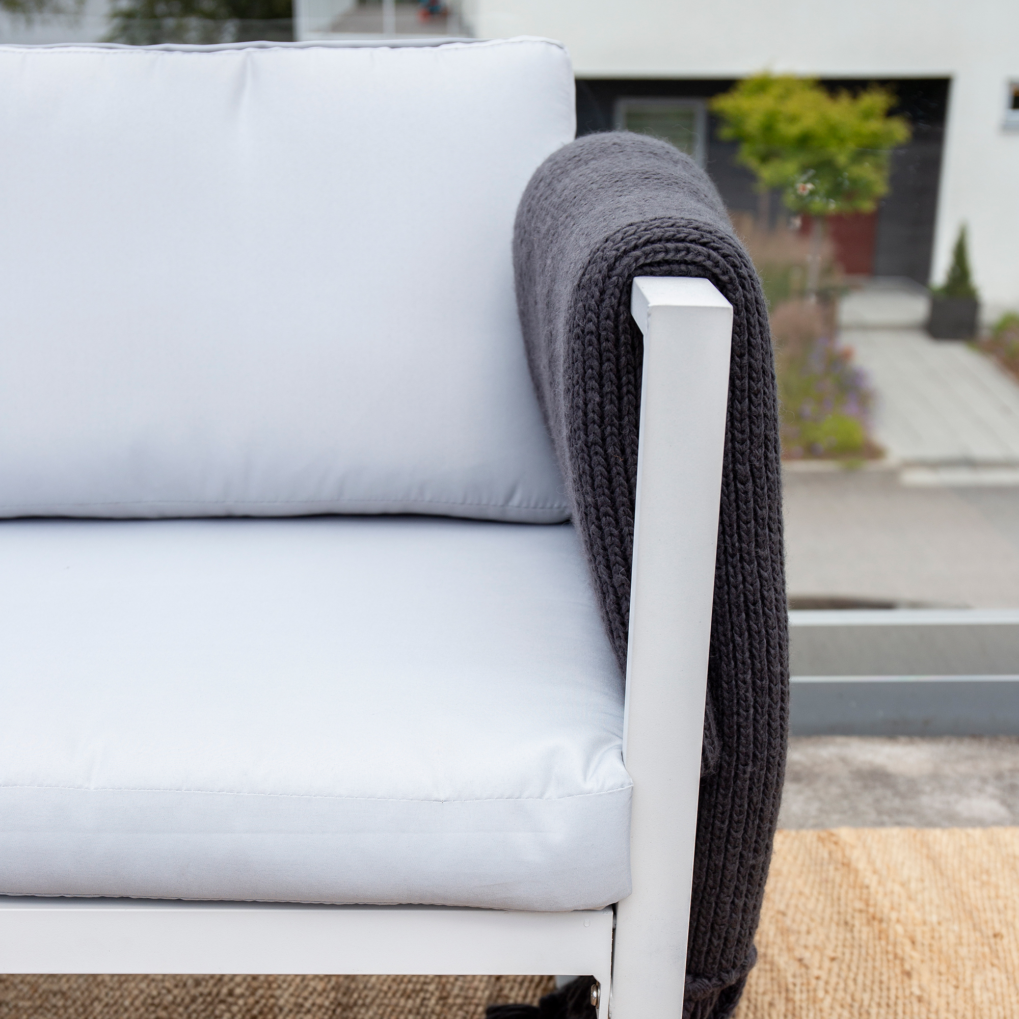 Soffgrupp Venture Home Salvia - Stilren Loungegrupp med Soffa & Bord, Inklusive Dynor