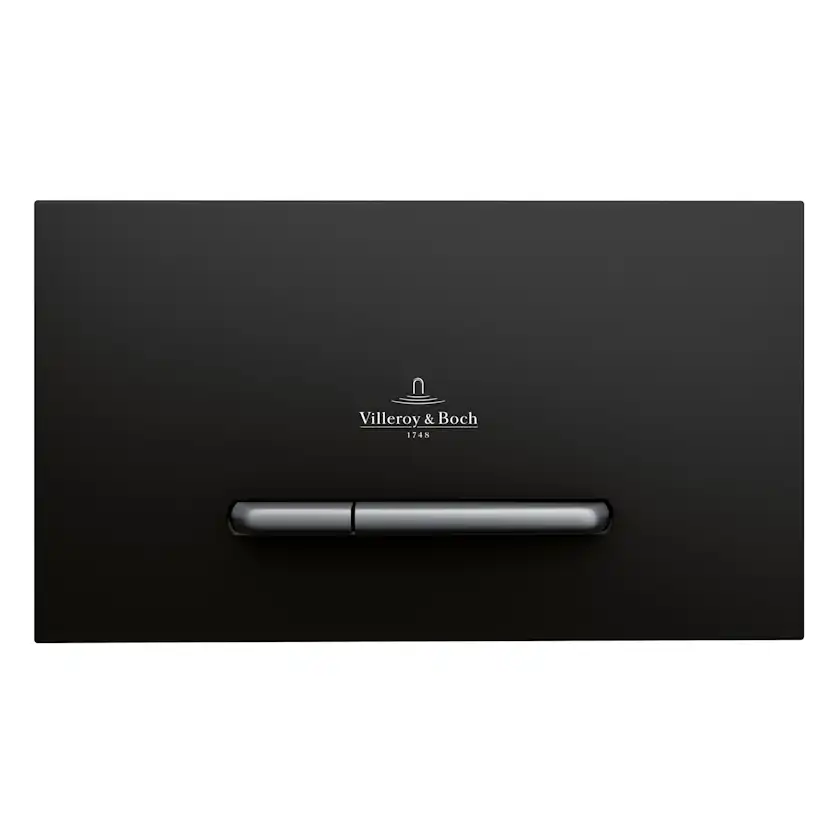 Spolknapp Villeroy & Boch ViConnect installationssystemen 92 Mattsvart