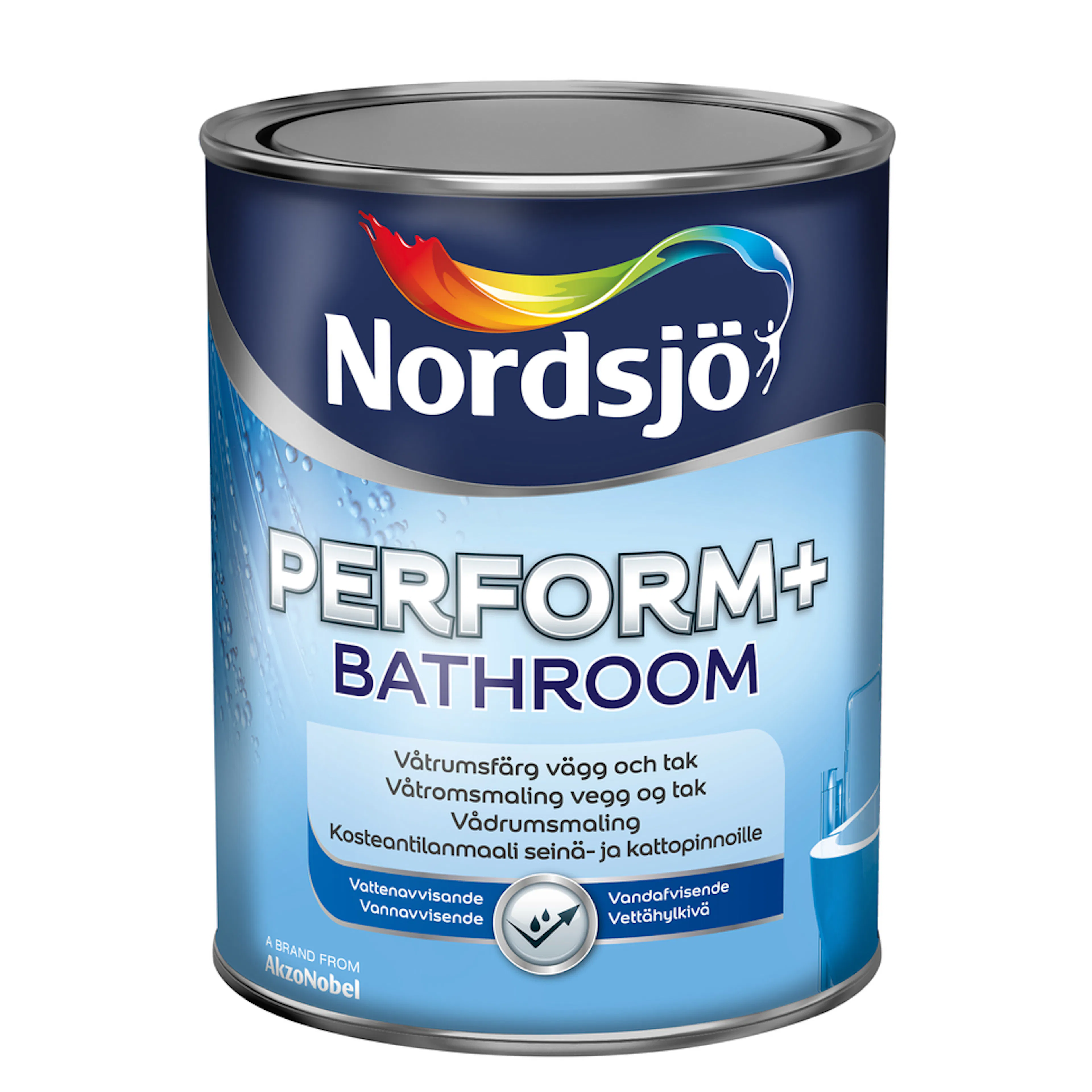 Våtrumsfärg Nordsjö Perform+ Bathroom Vit