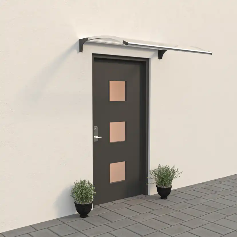 Entrétak Skotte Garden med LED
