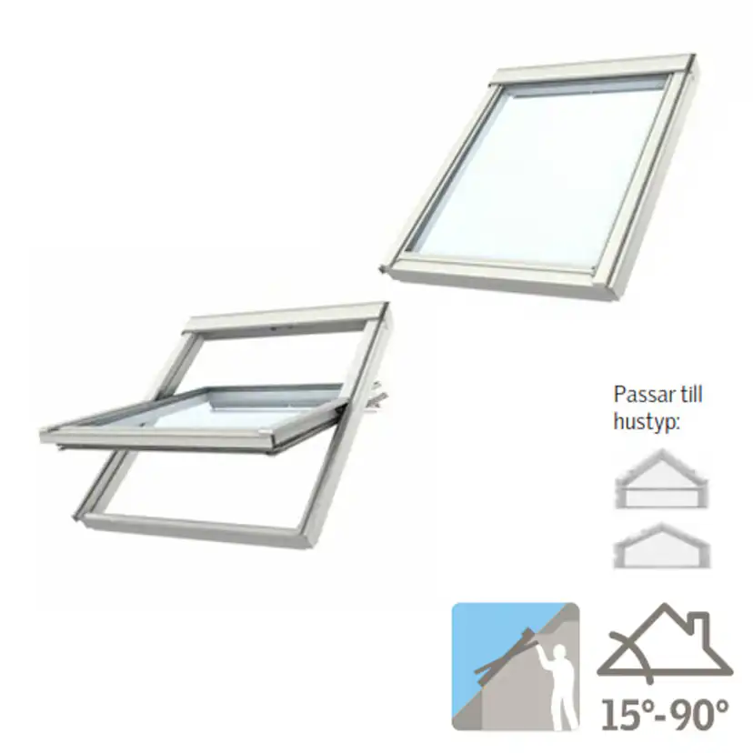 Takfönster Velux Pivåhängt Paket Solo 2