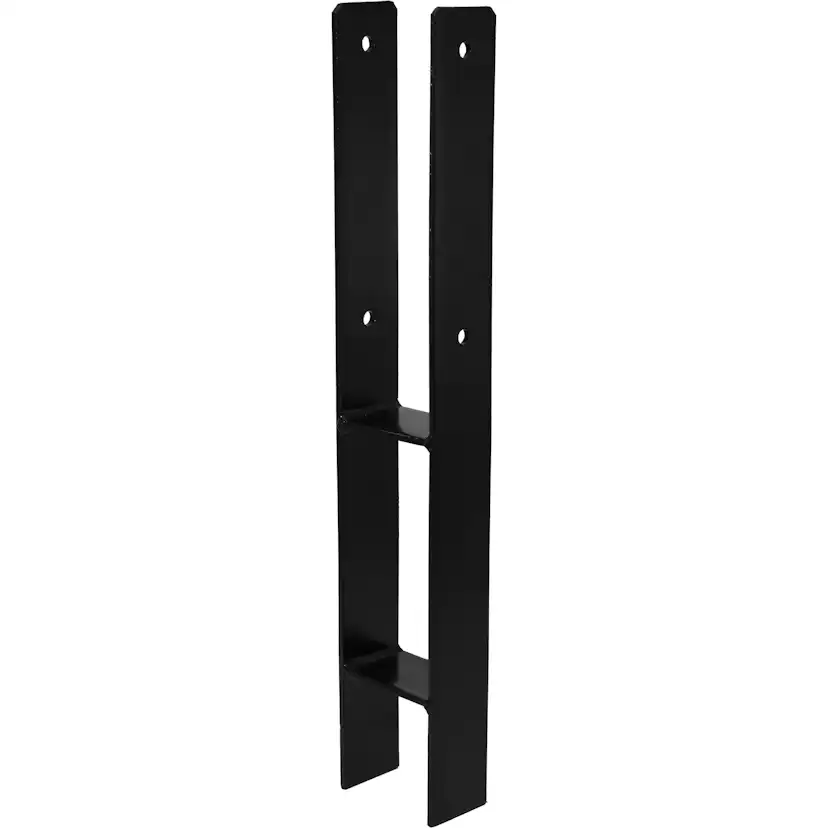 H stolparfot 60 cm - 9x9 cm stolper - för nedgjutning