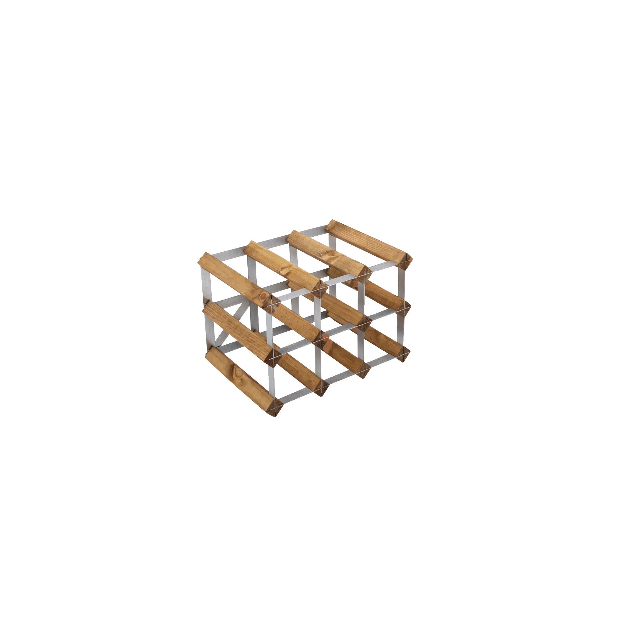 Vinställ Traditional Wine Rack 9 Flaskor Ek