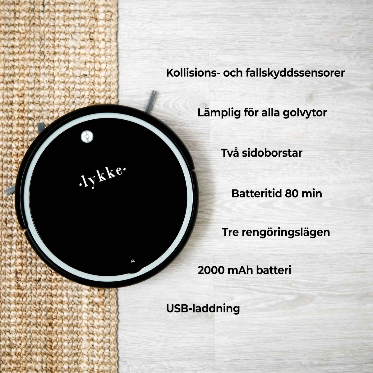 Robotdammsugare Lykke Pro 1000