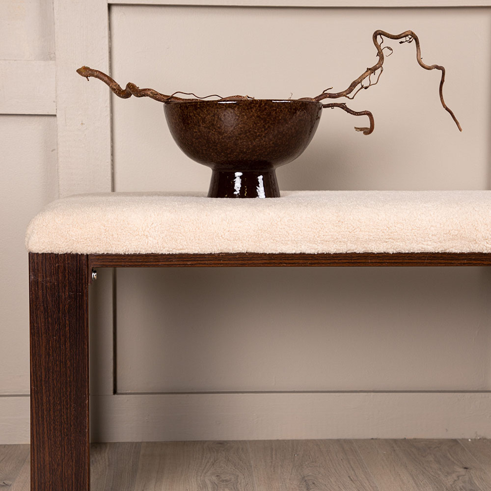 Sittbänk Venture Home Chester Off White Rektangulär Bänk 120cm