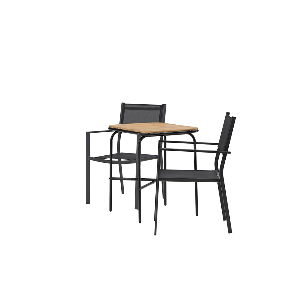 Cafégrupp Venture Home Holmbeck Bord med 2 Copacabana Stolar