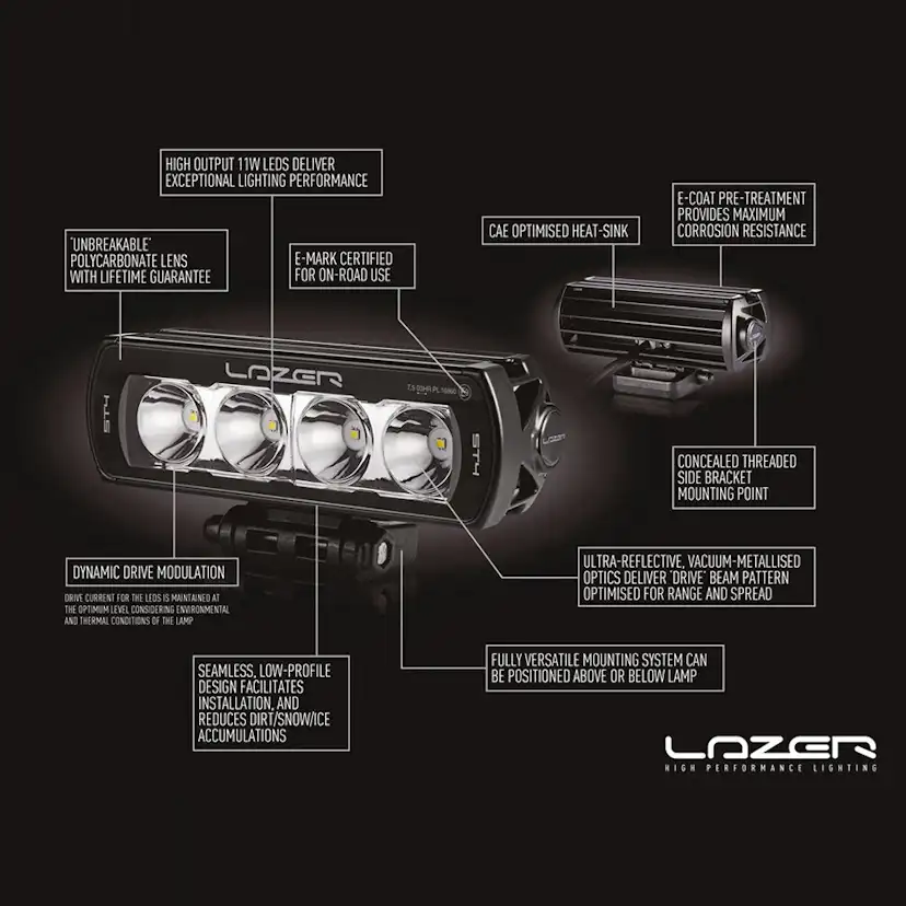 Extraljus Lazer LED ST4 Evolution