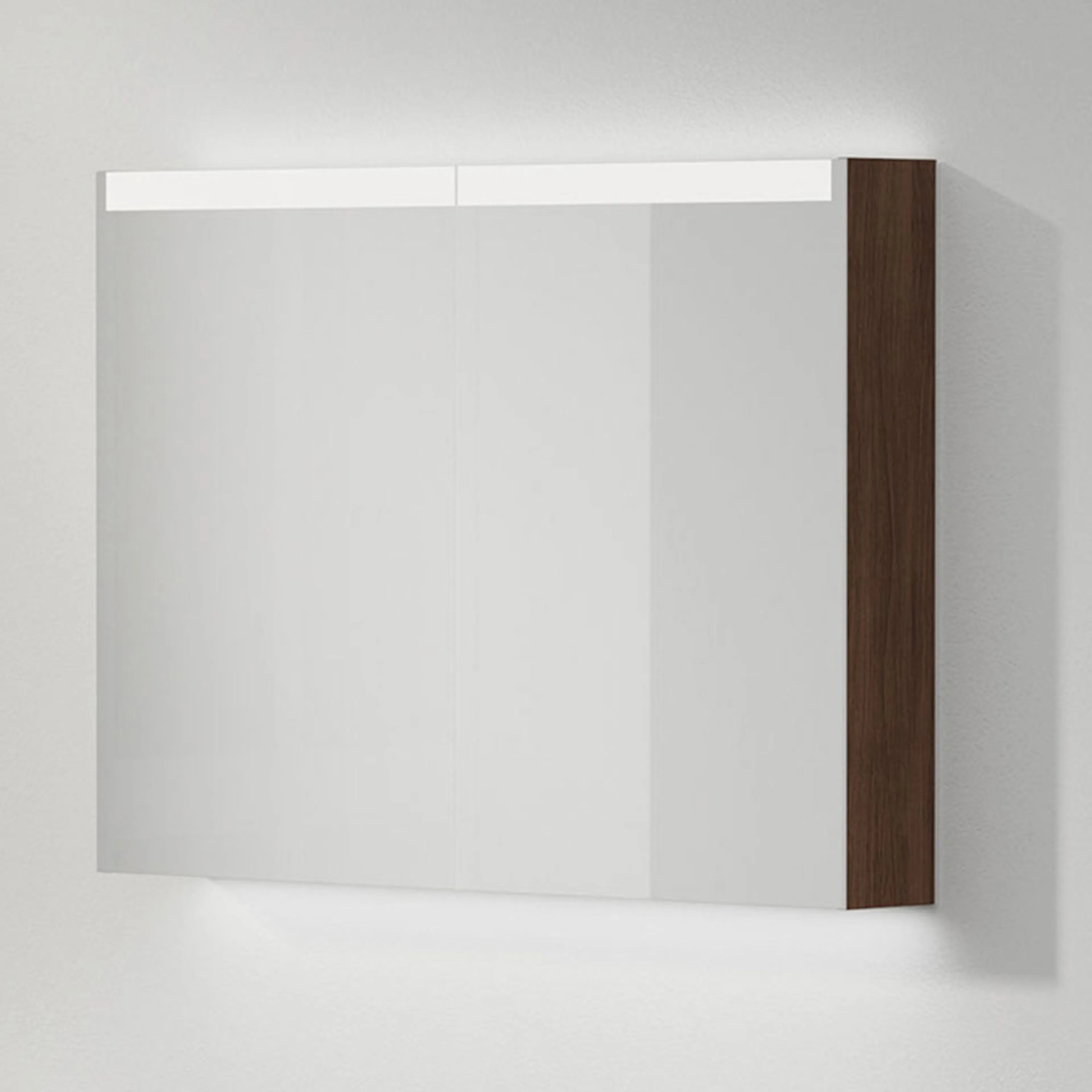 Spegelskåp Stage Plus 100, Dark Oak, 2 Luckor,1000x720x140 Bredd: 1000 mm, Dark Oak, Dubbla luckor
