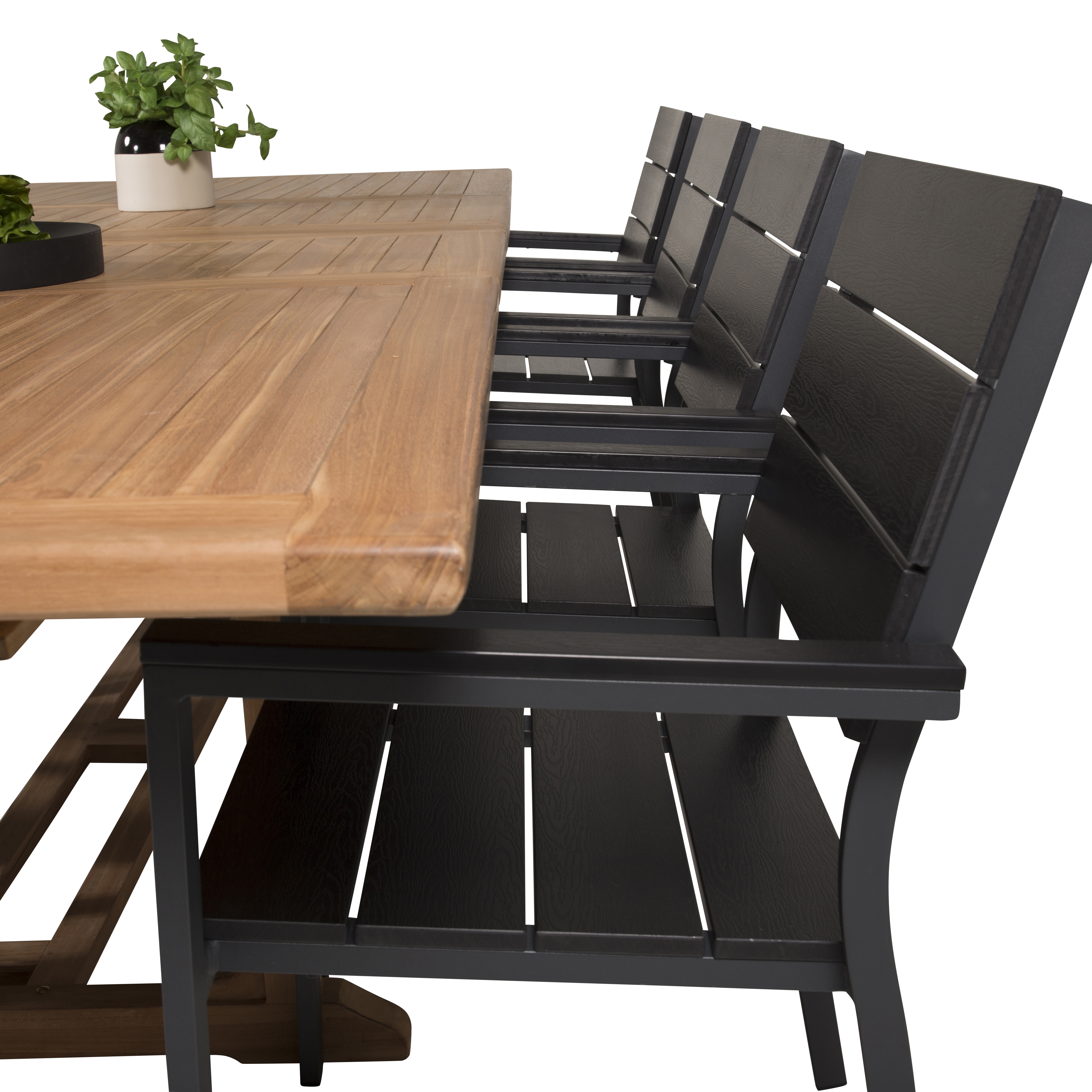 Matgrupp Venture Home Kiara 195/295 med 8 Lova Stolar