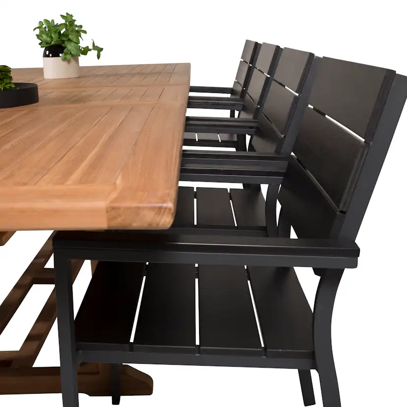 Matgrupp Venture Home Kiara 195/295 med 8 Lova Stolar
