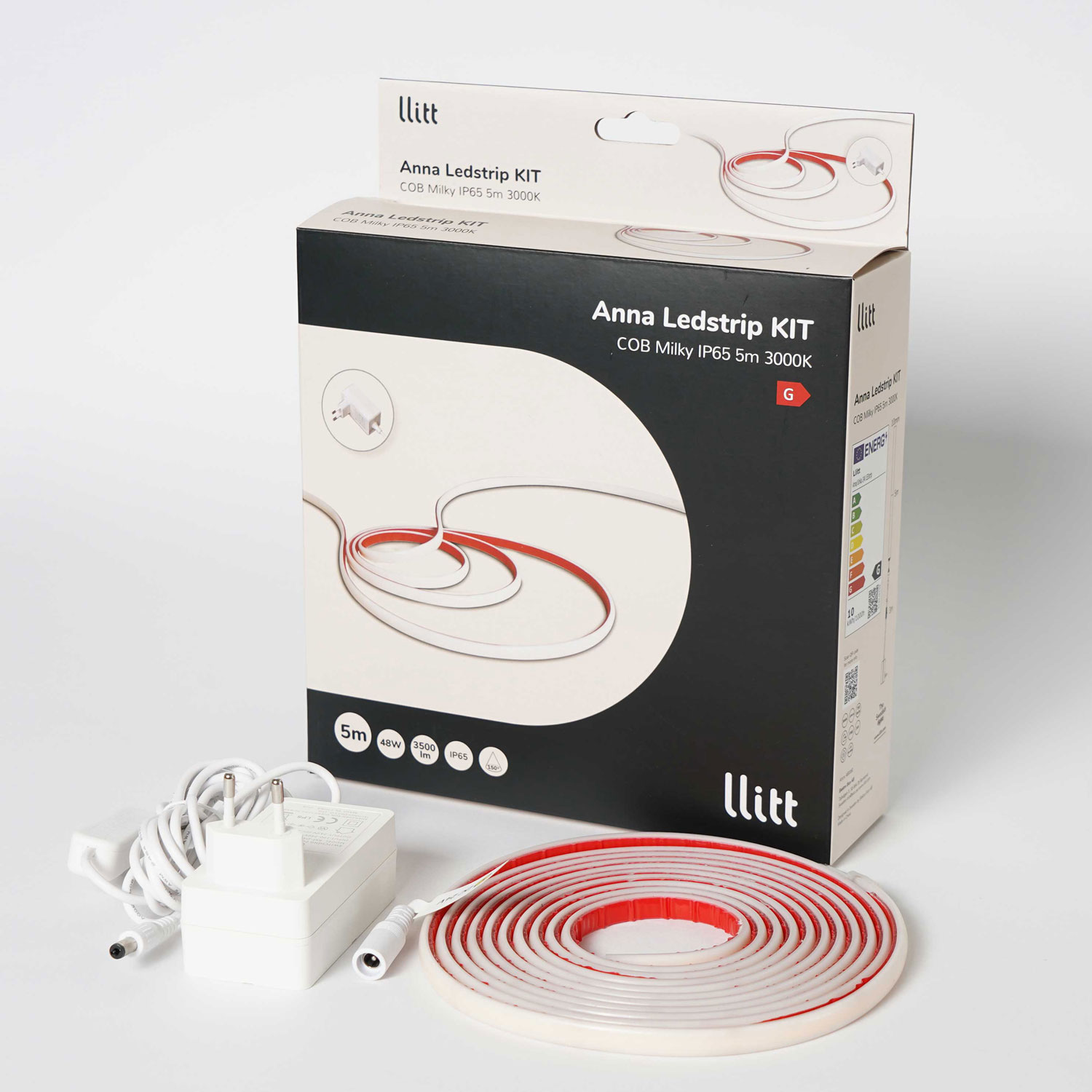 Ledstrip Llitt Anna Kit COB Milky IP65