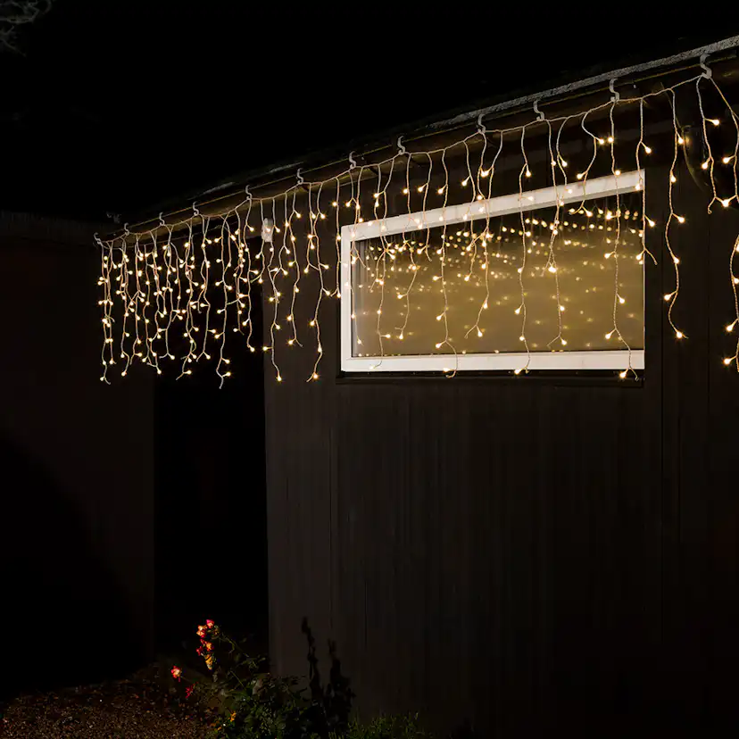 Dekorationsbelysning Gnosjö Konstsmide Istapp 200 st Cherry