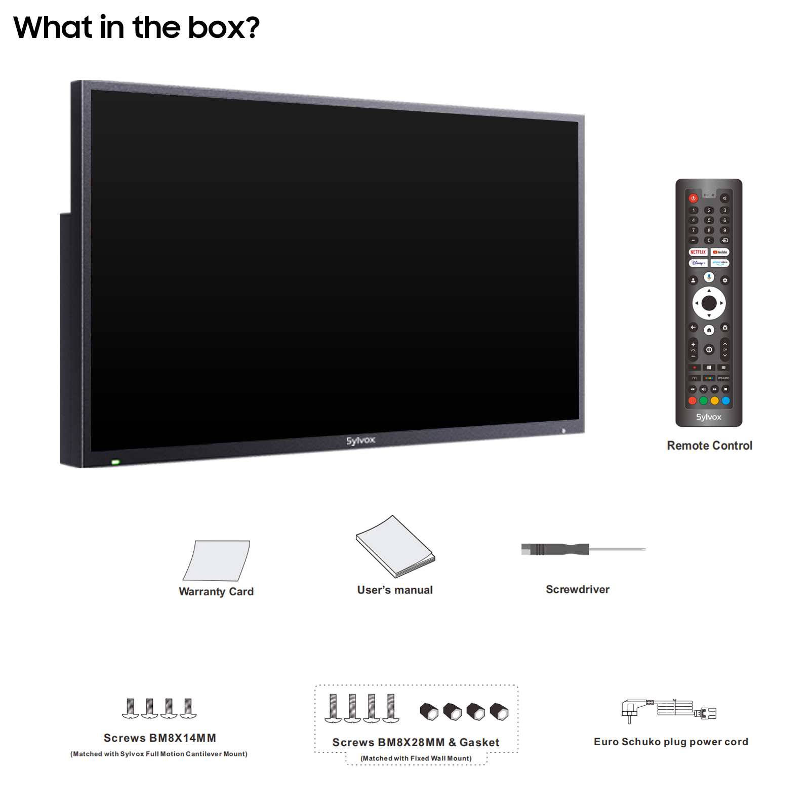 Utomhus TV Sylvox Pergola Pro QLED 65tum