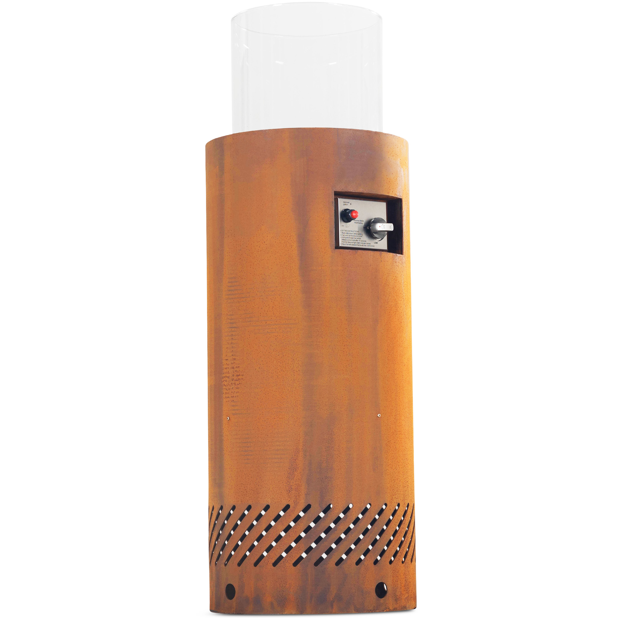 Eldstad Lyfco Cortenstål Gasoldriven Fredrika