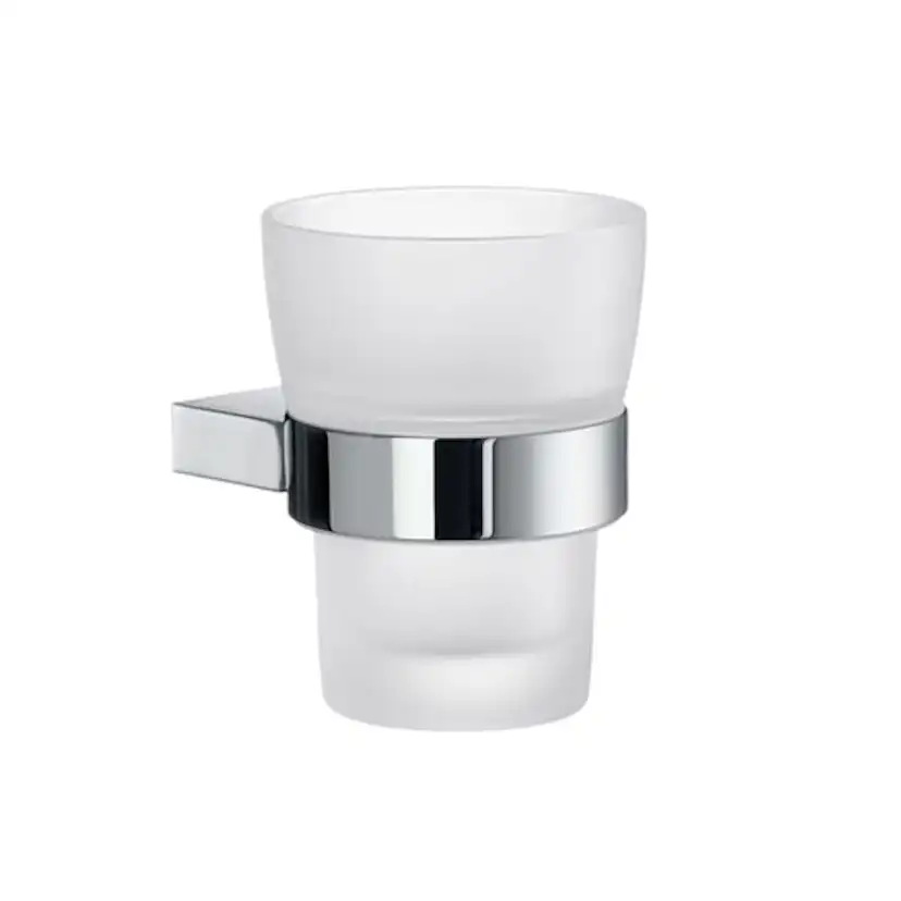 Tandborstglas Smedbo Air AK343 Krom/Frostat Glas