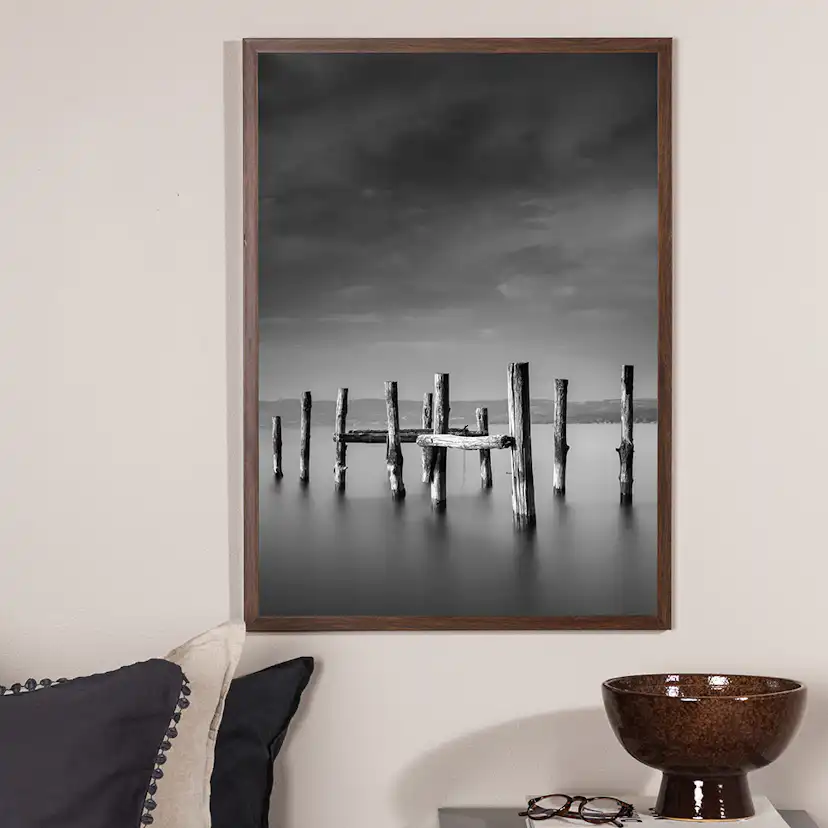 Posters Venture Home Ocean Svart/vit