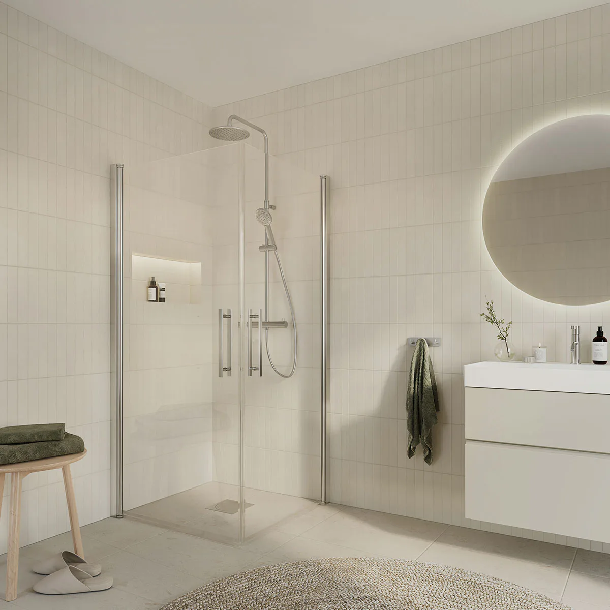 Duschhörn Arrow Corner Klarglas