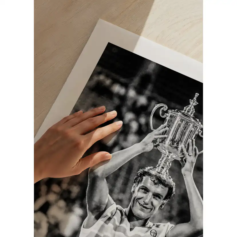 Poster Gallerix Mats Wilander US Open 1988