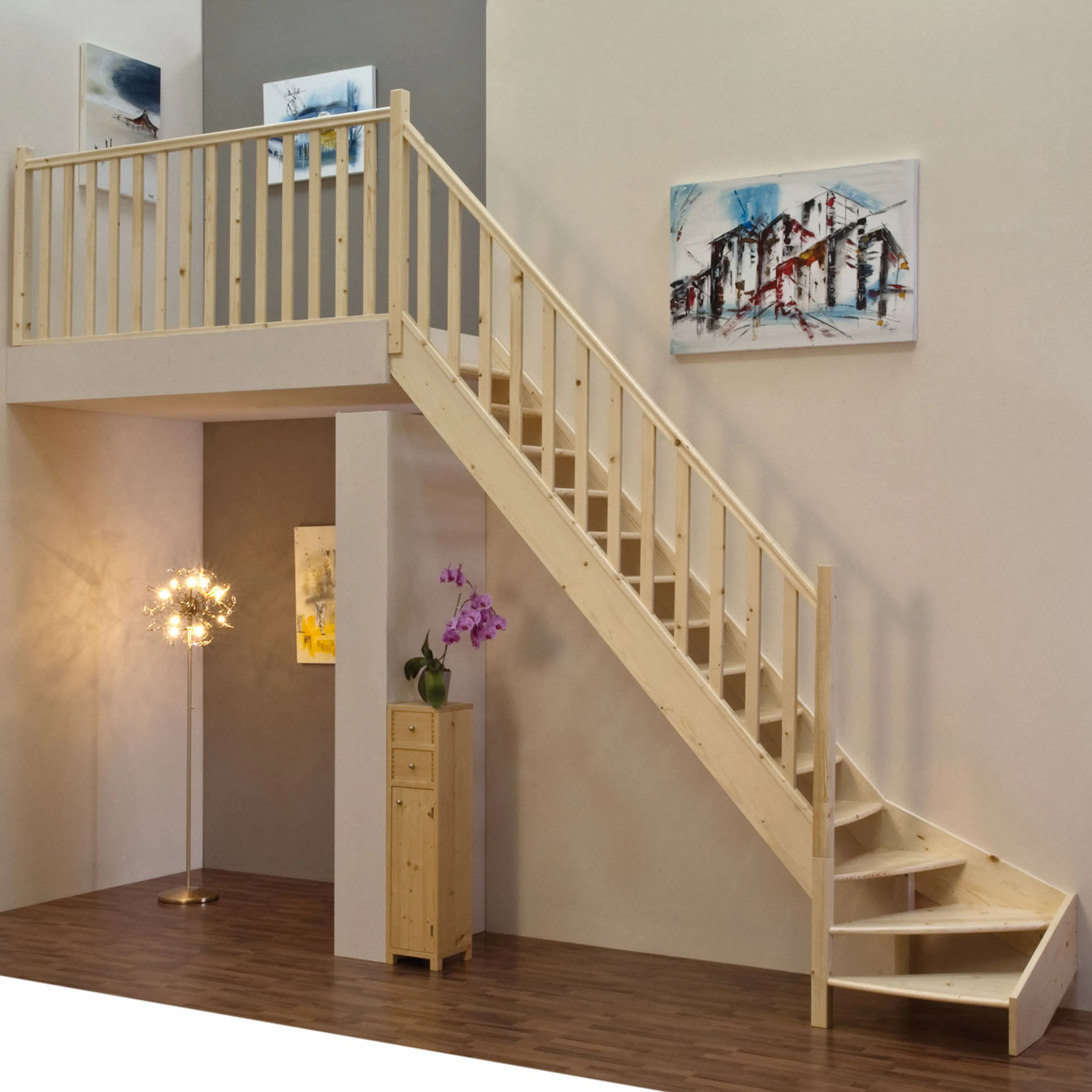 Skyddsräcke Byggera för Lofttrappa Complete/Prima