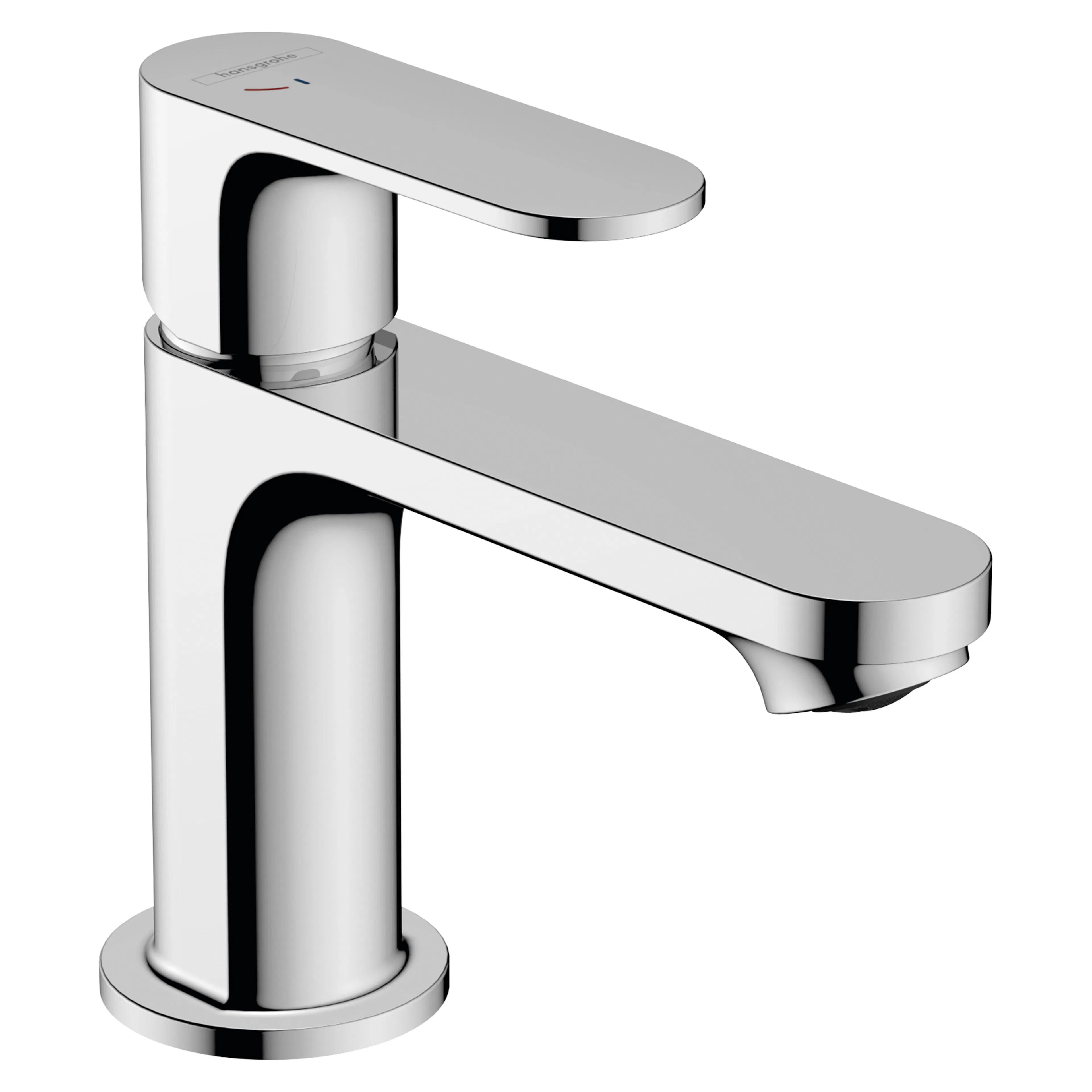 Tvättställsblandare Hansgrohe Rebris S 1-grepps 80 CoolStart med Lyftventil i Metall