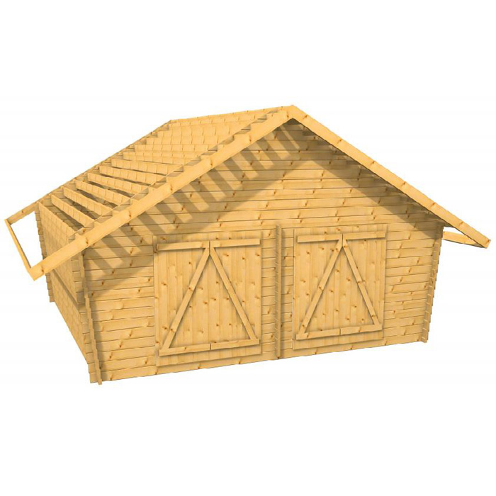 Timmerlada LP Garden U25 Täta Väggar 25 m2