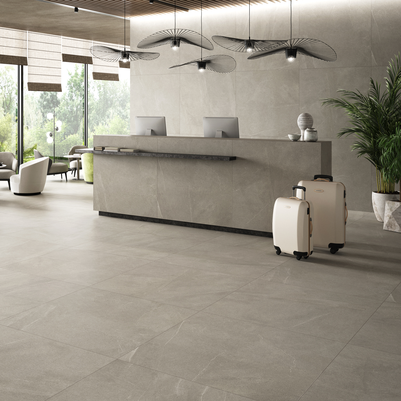 Klinker Tenfors Bellevue Grey Marmor Matt 75x75 cm