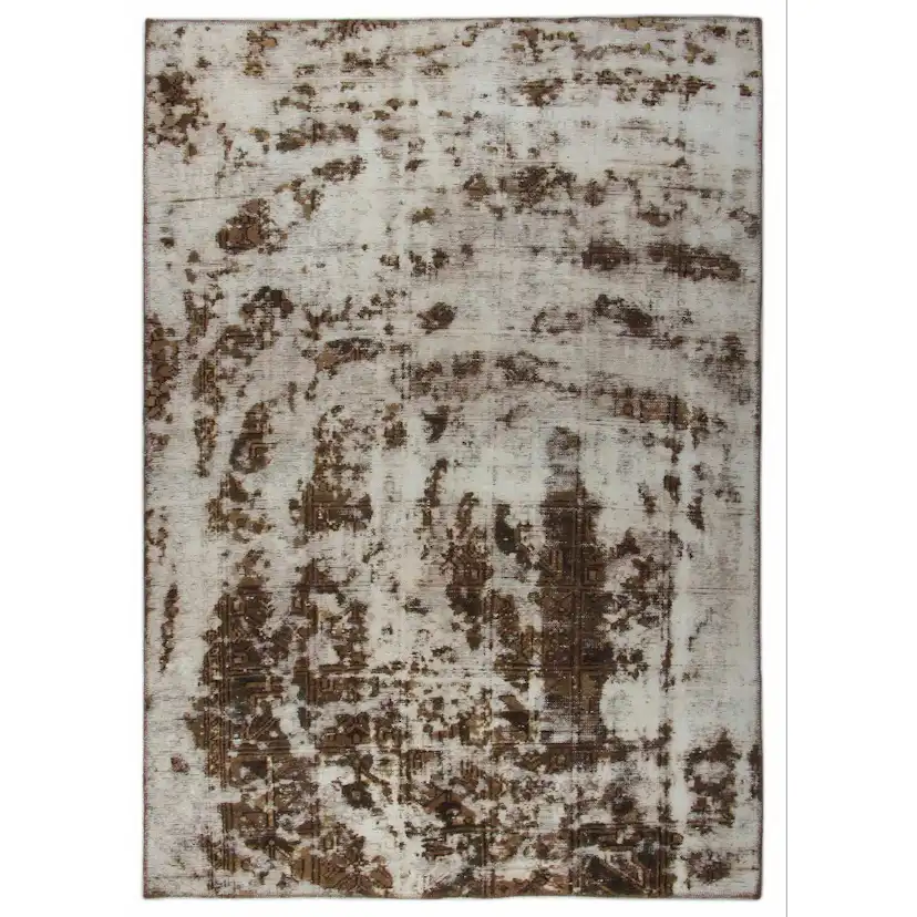 Persisk Matta Arkiio Tabriz Vintage Creme/Brun 149x217
