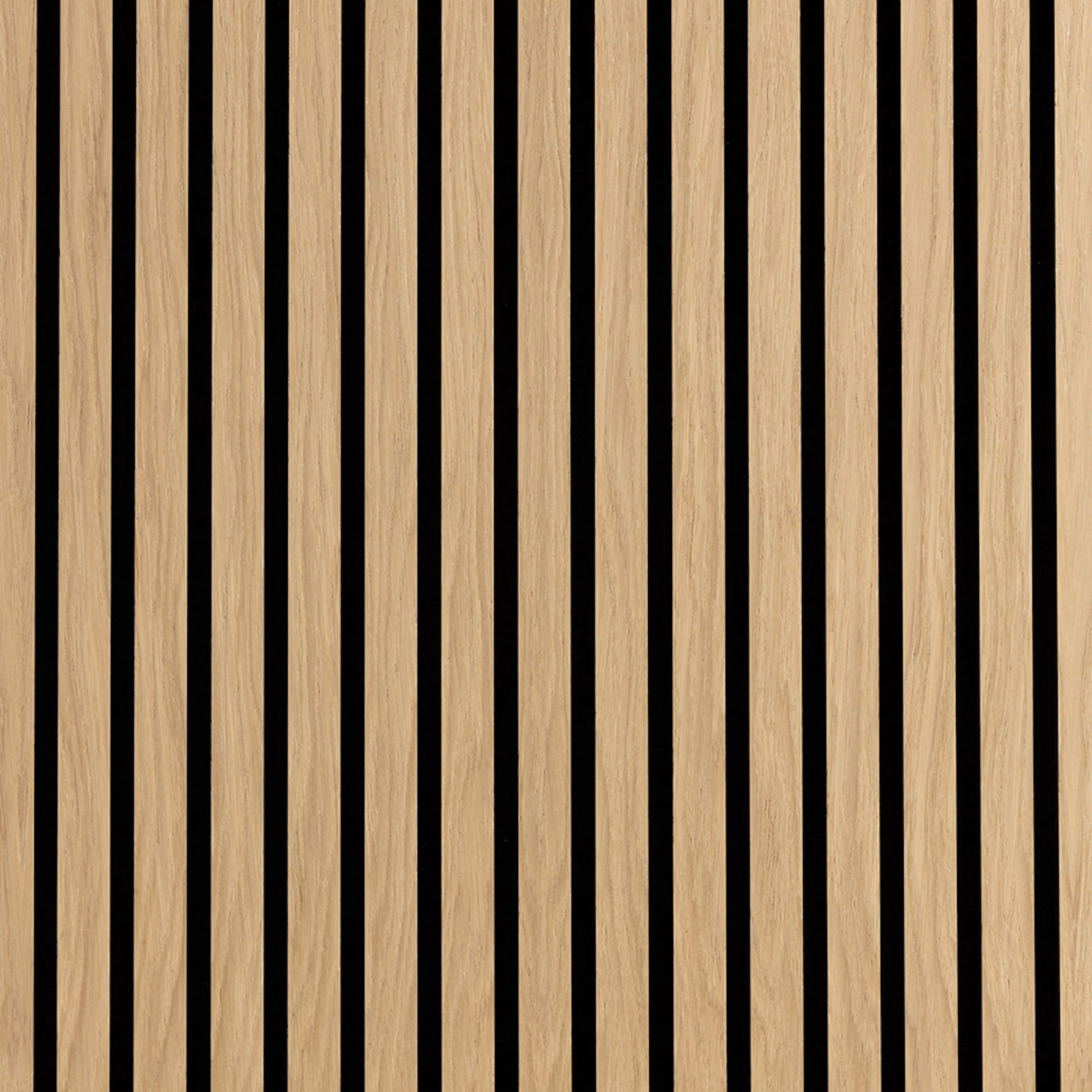 Akustikpanel Wood on wall Ek Ljuslackad