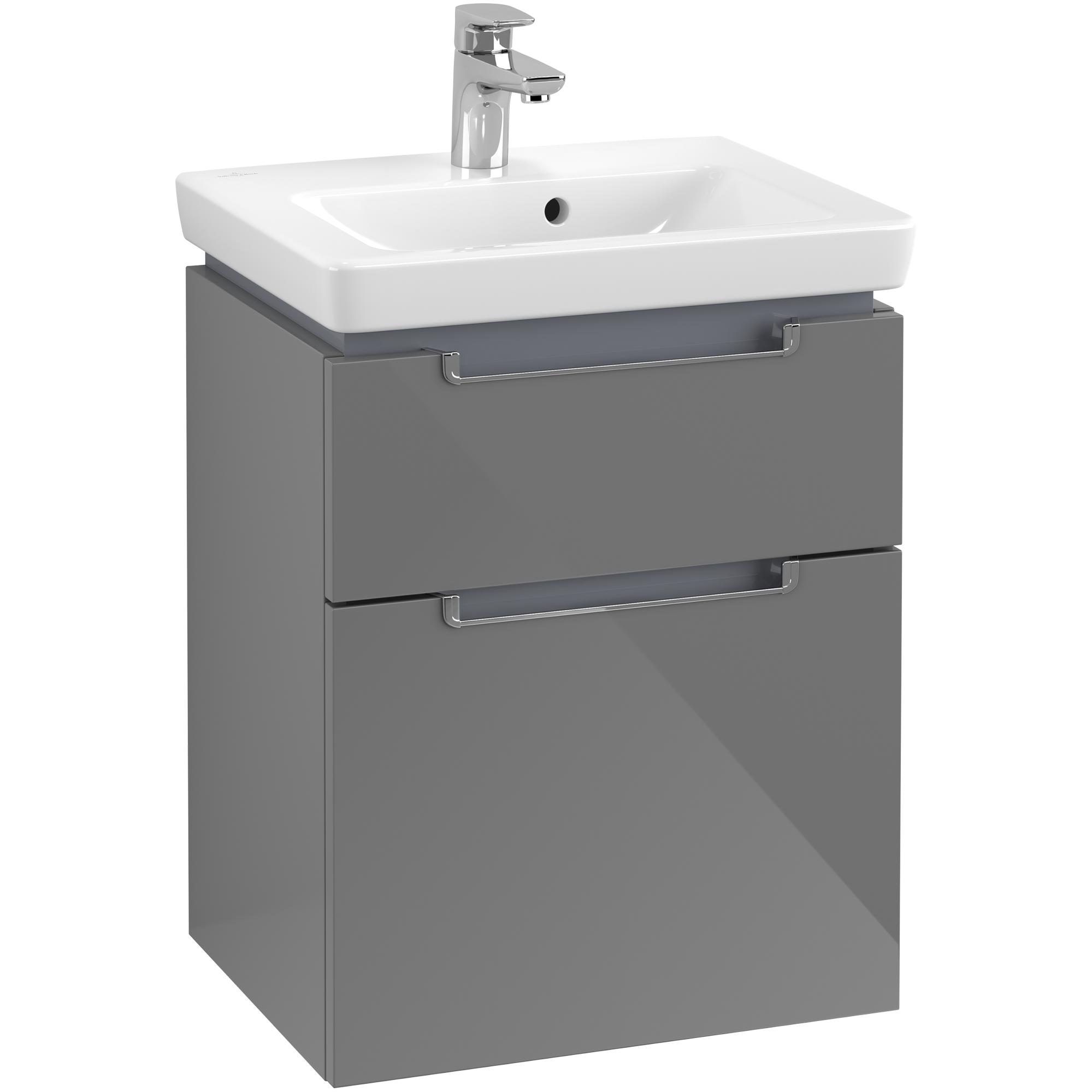 Tvättställsskåp Villeroy & Boch Subway 2.0 med 2 Lådor