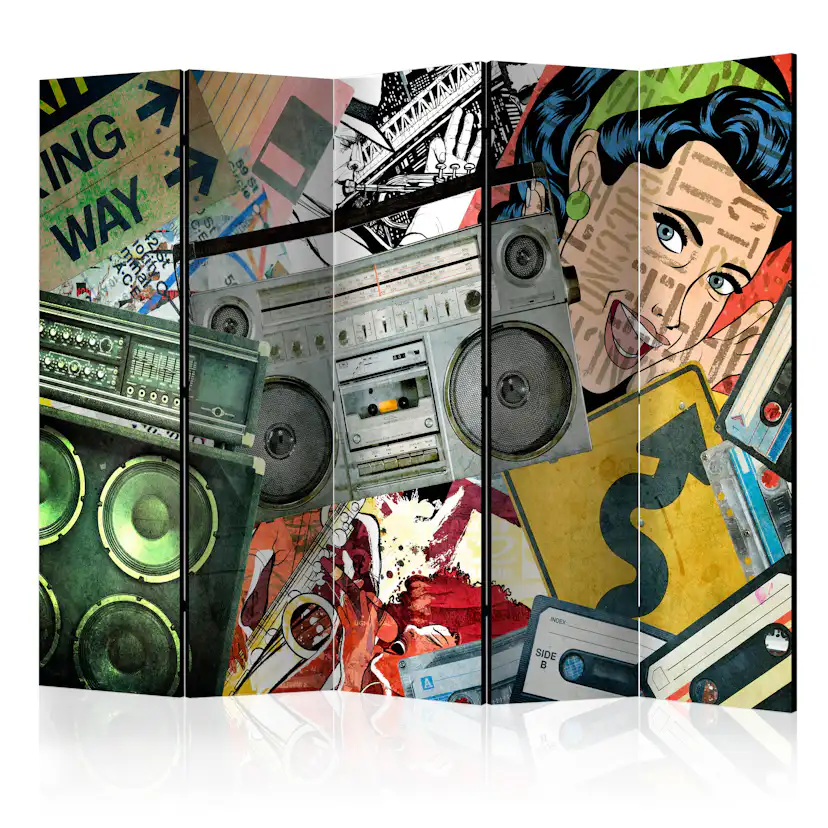 Rumsavdelare Arkiio Graffiti Girl II 225x172 cm