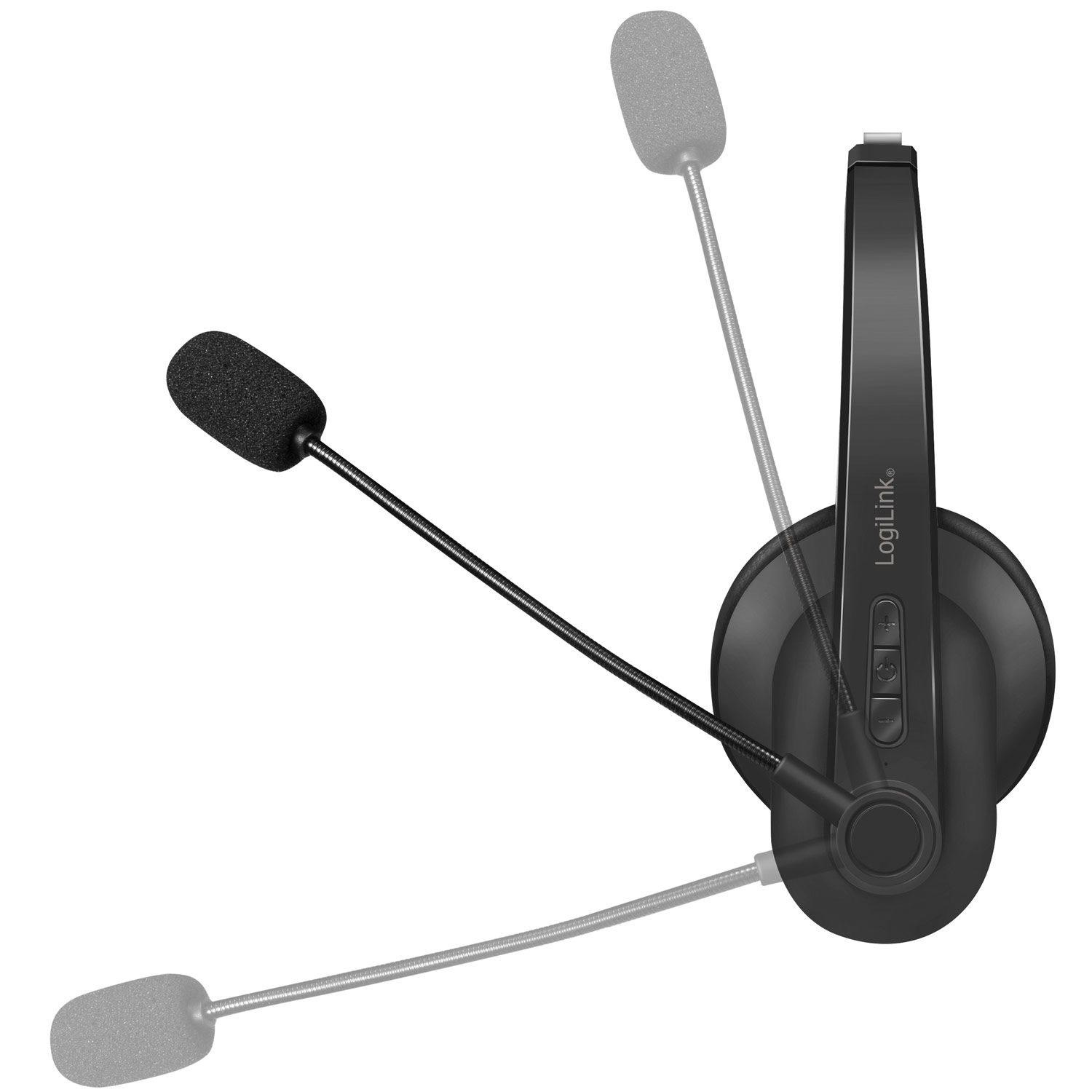 Bluetooth-headset LogiLink Mono inkl. Laddställ