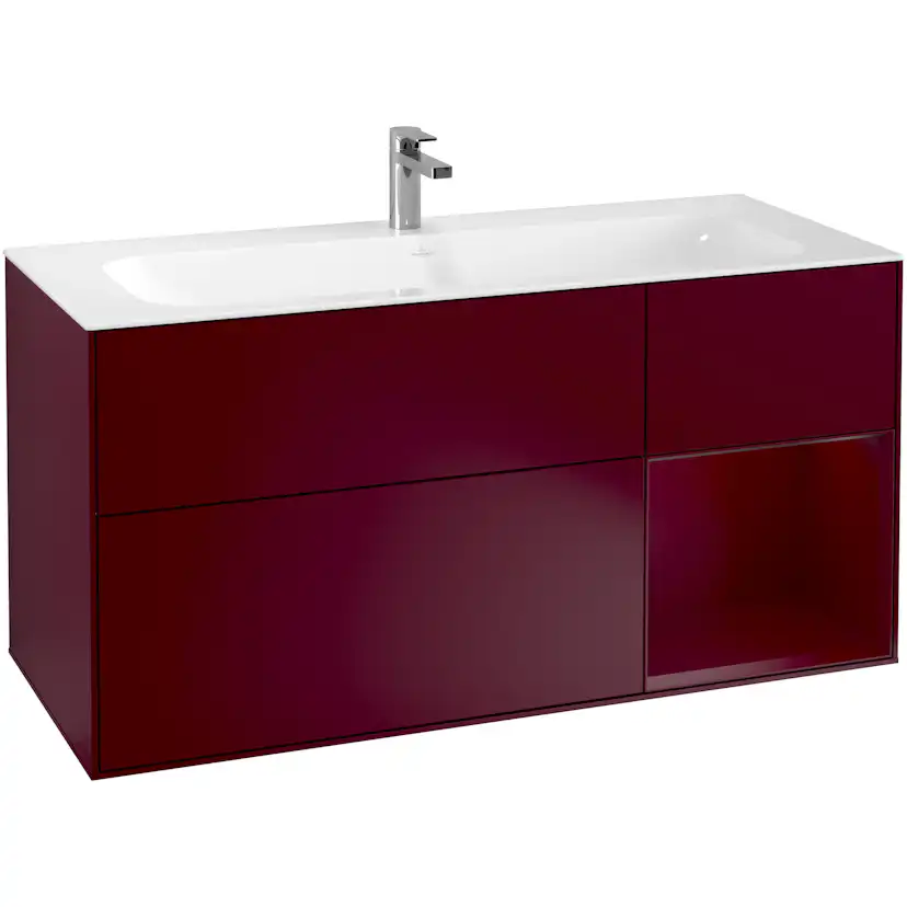 Tvättställsskåp Villeroy & Boch Finion med 3 Lådor och Hylla för Inbyggt Tvättställ