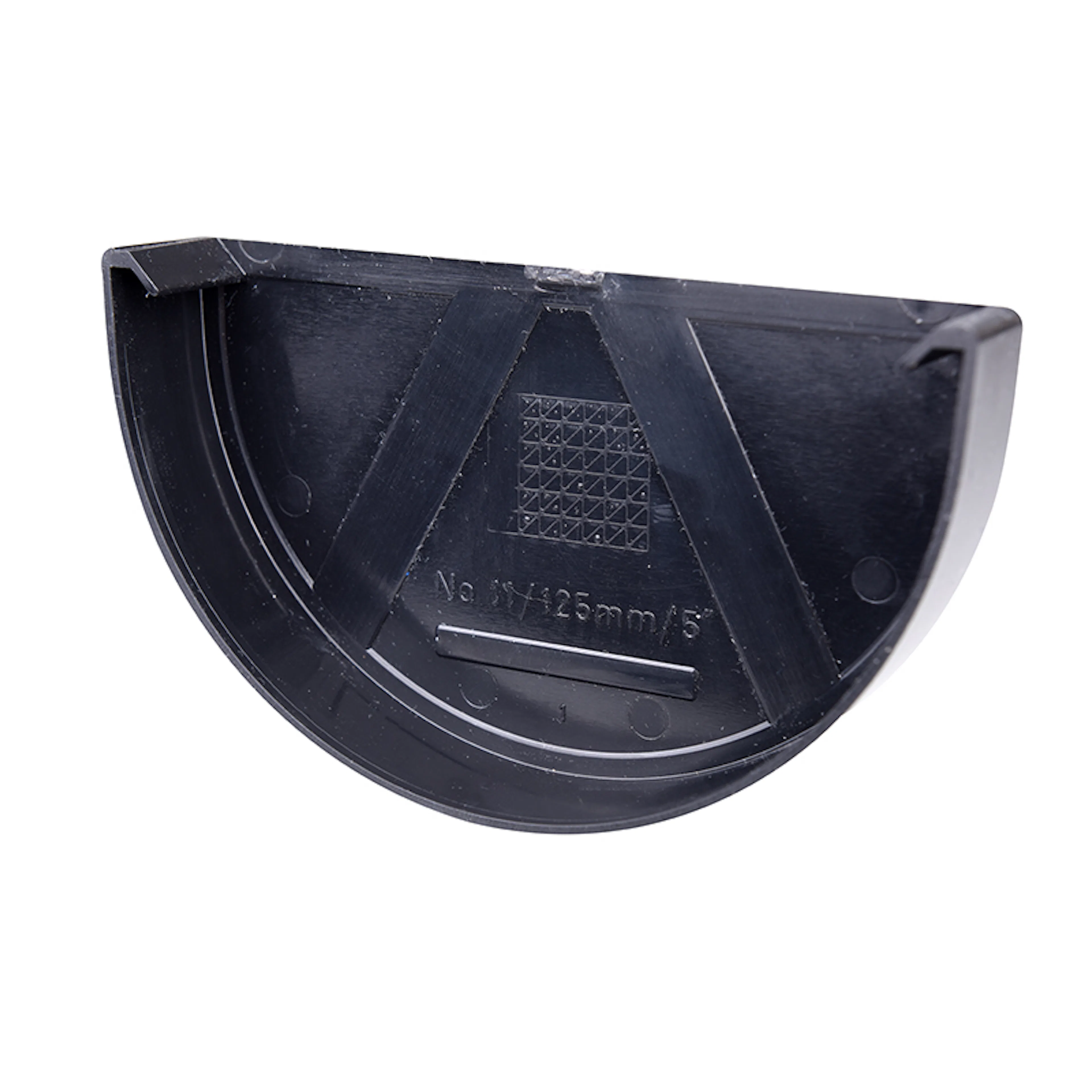 Ränngavel 125 mm svart Färg: Svart, 125 mm