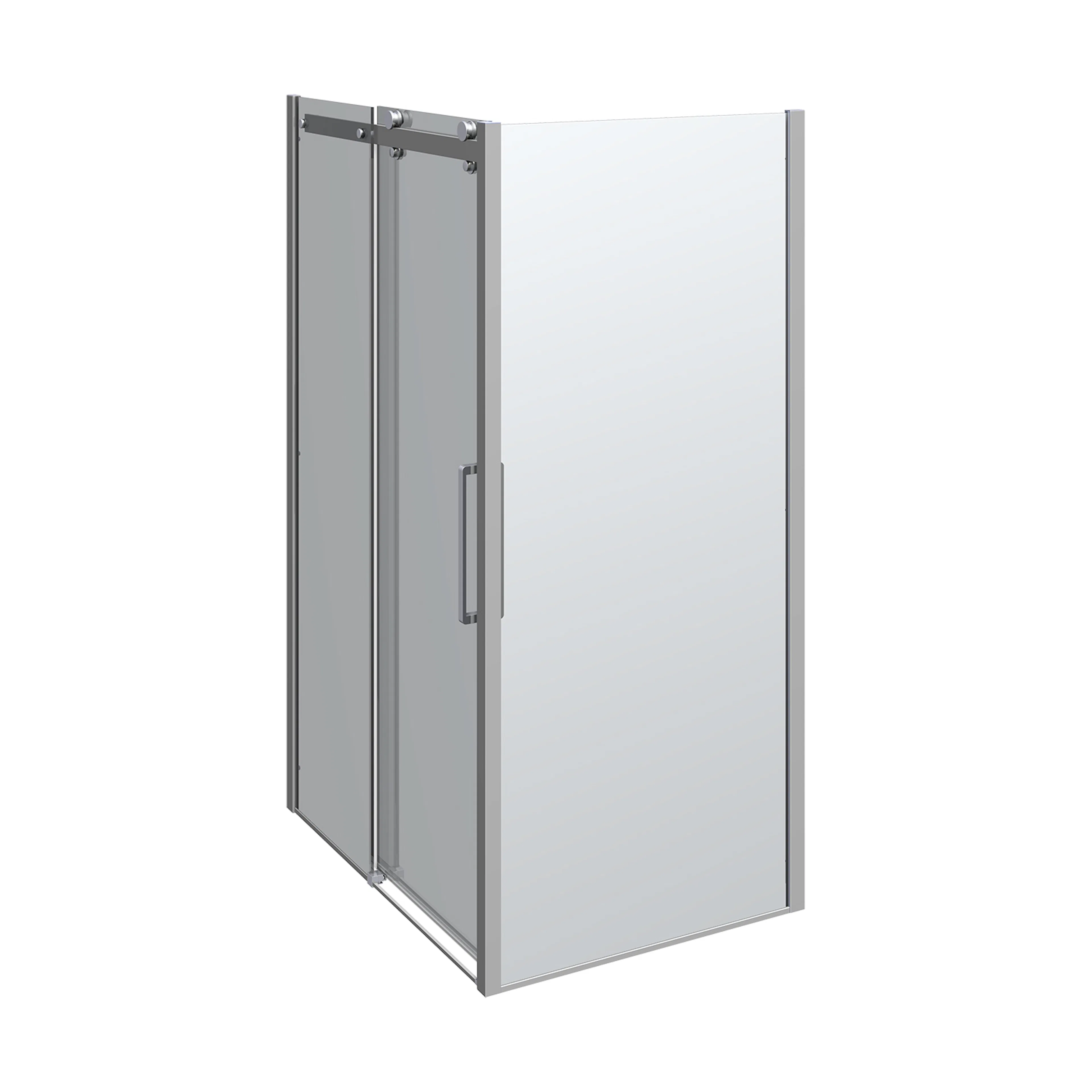 Deluxe skjutdörr med 1 fast vägg, vändbar, 120x90 cm 1200x900 mm
